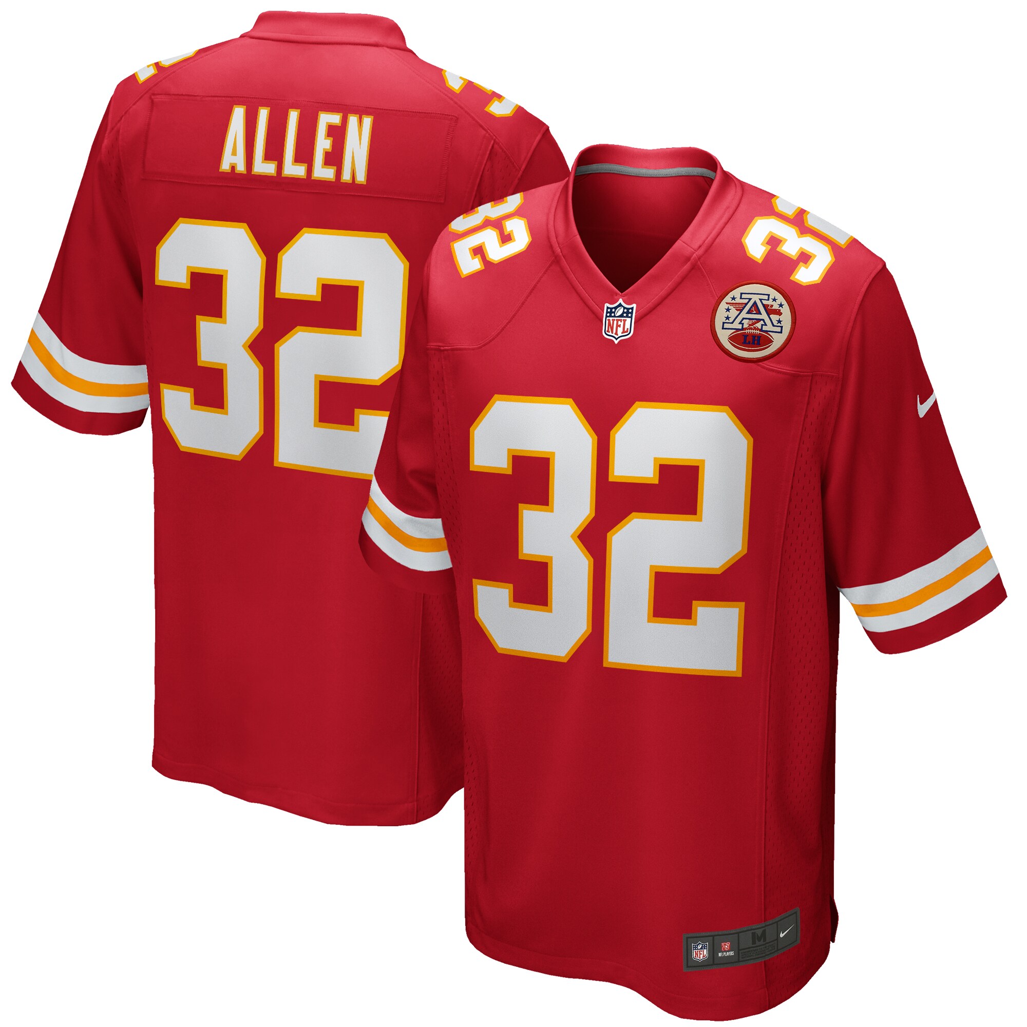 Kansas City Chiefs Marcus Allen Red Game Retired Player NFL Jersey Men's