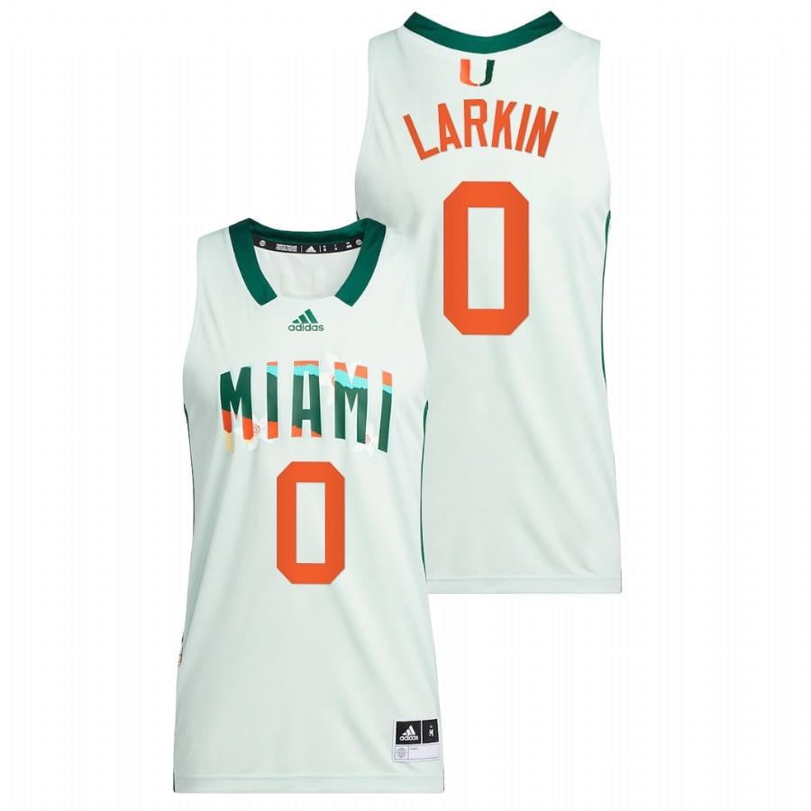 Miami Hurricanes Shane Larkin White Honoring Black Excellence NCAA Jersey Men's