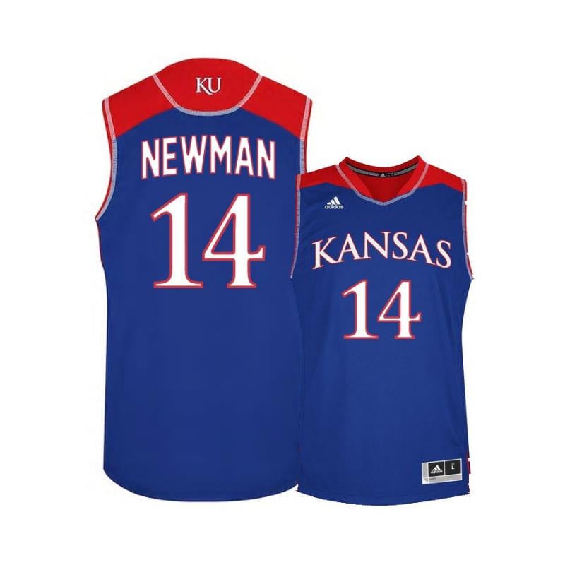 14 Malik Newman Blue Kansas Jayhawks NCAA Jersey Men's