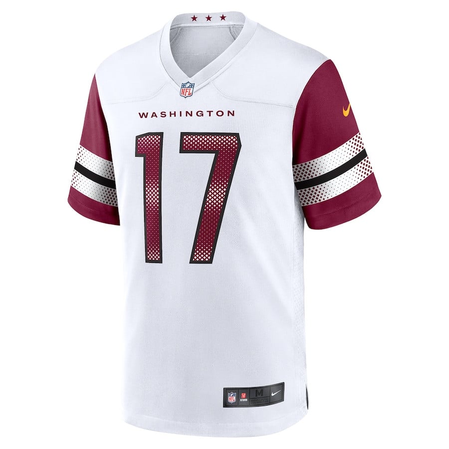 Terry McLaurin 17 Washington Commanders Game White NFL Jersey Men's