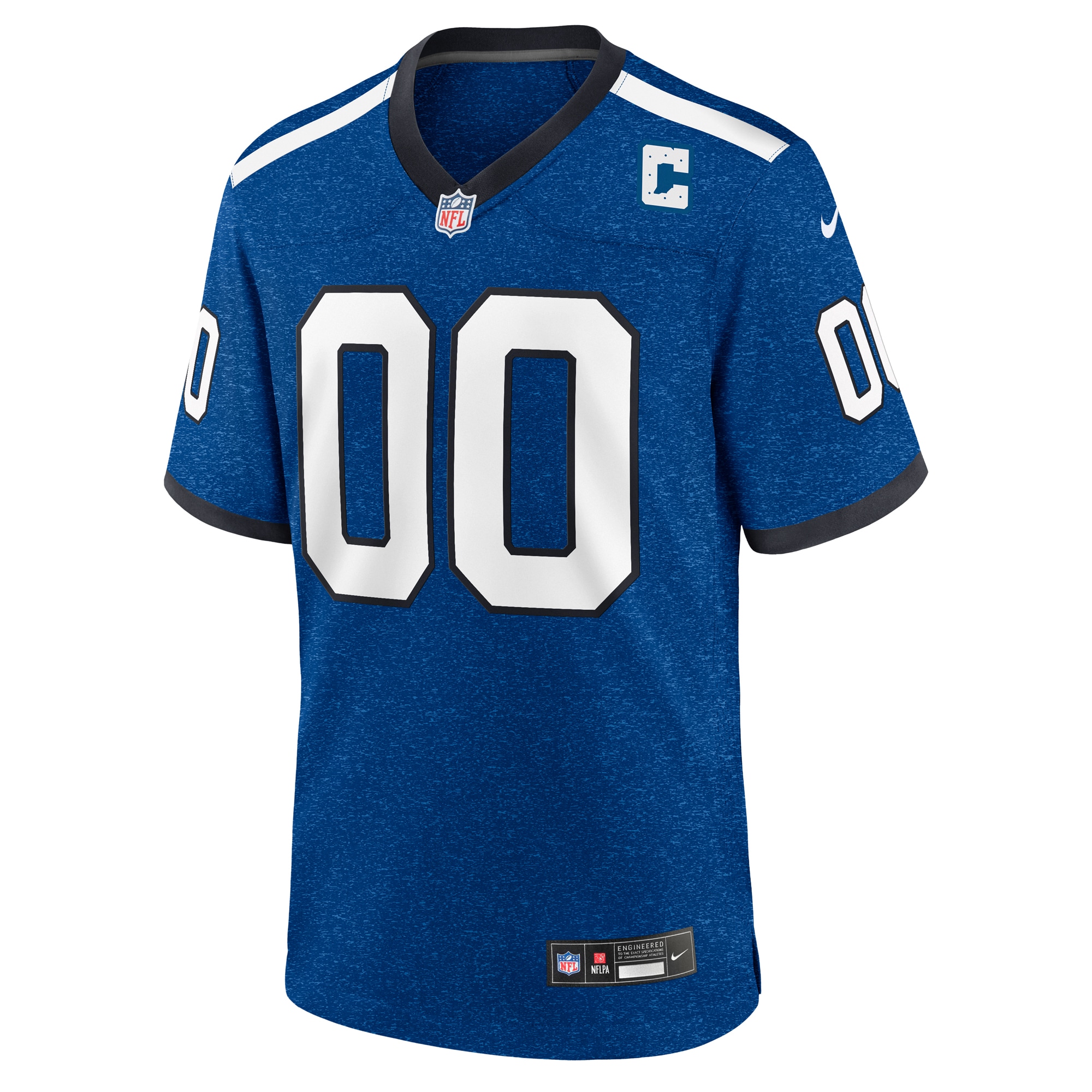Indiana Nights Indianapolis Colts Blue Alternate Custom Game NFL Jersey Men's