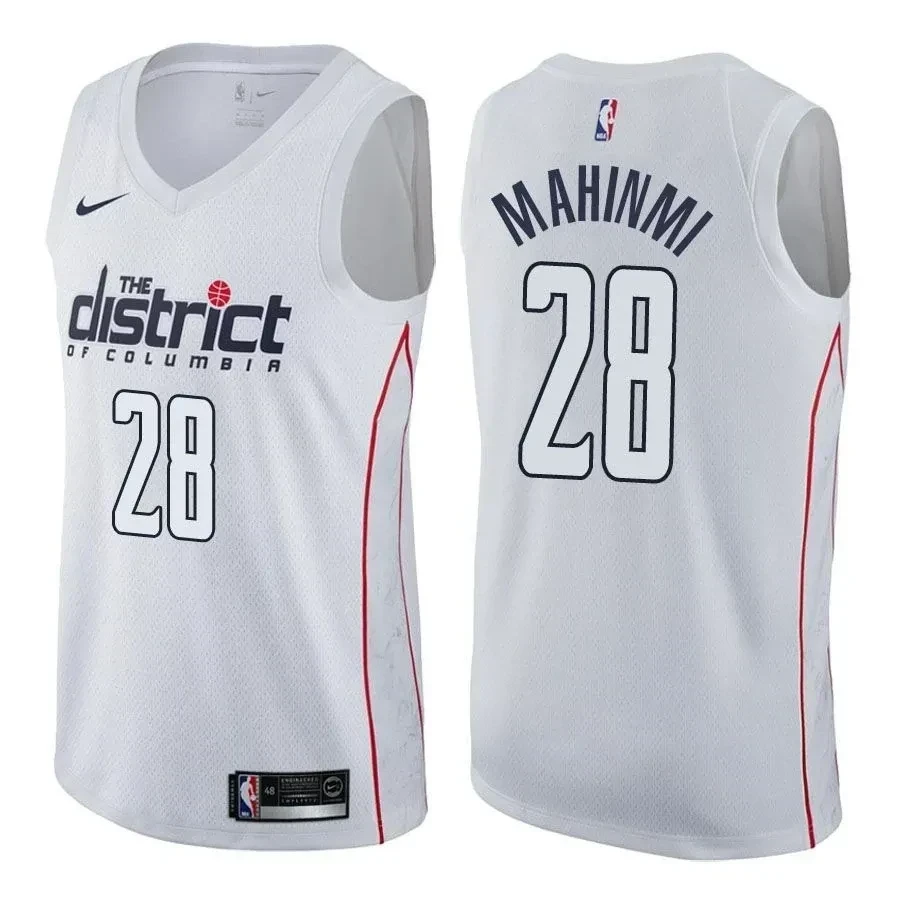 Washington Wizards Ian Mahinmi 28 City Editio White NBA Jersey Men's