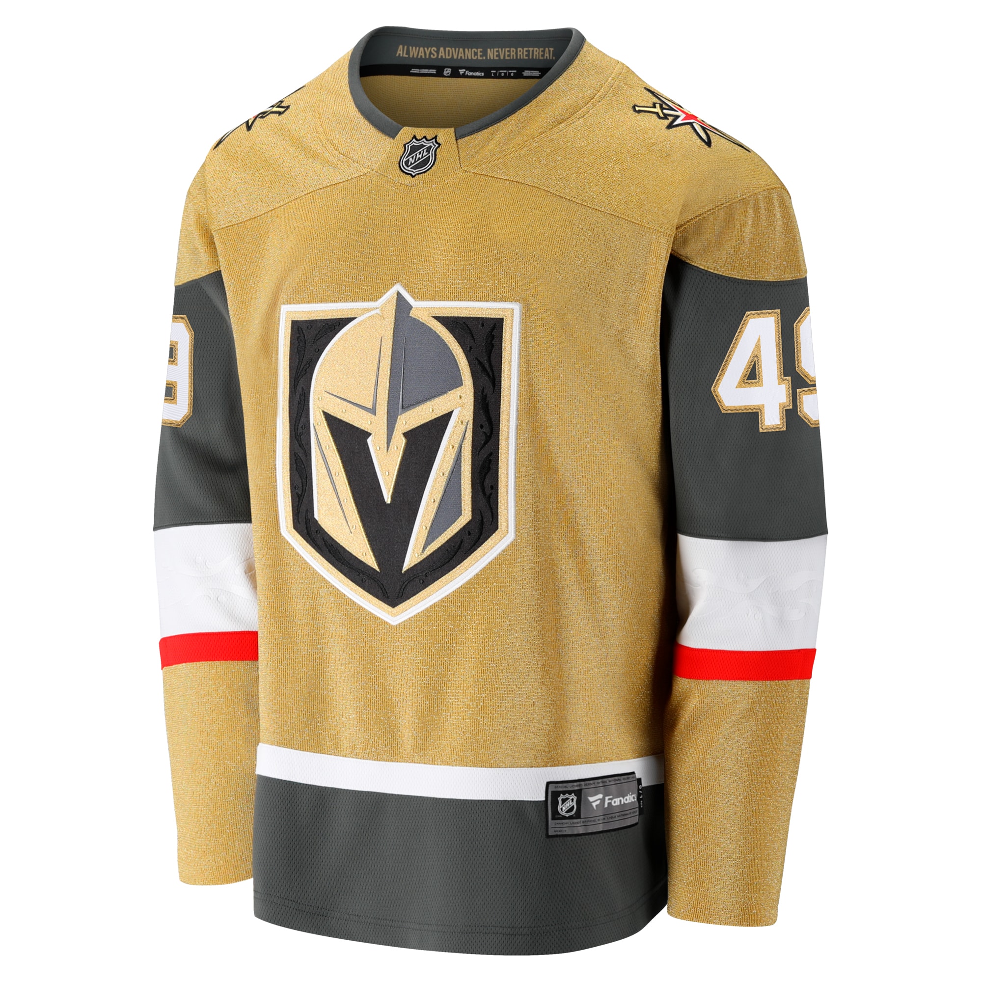 Vegas Golden Knights Ivan Barbashev Gold Home Breakaway NHL Jersey Men's
