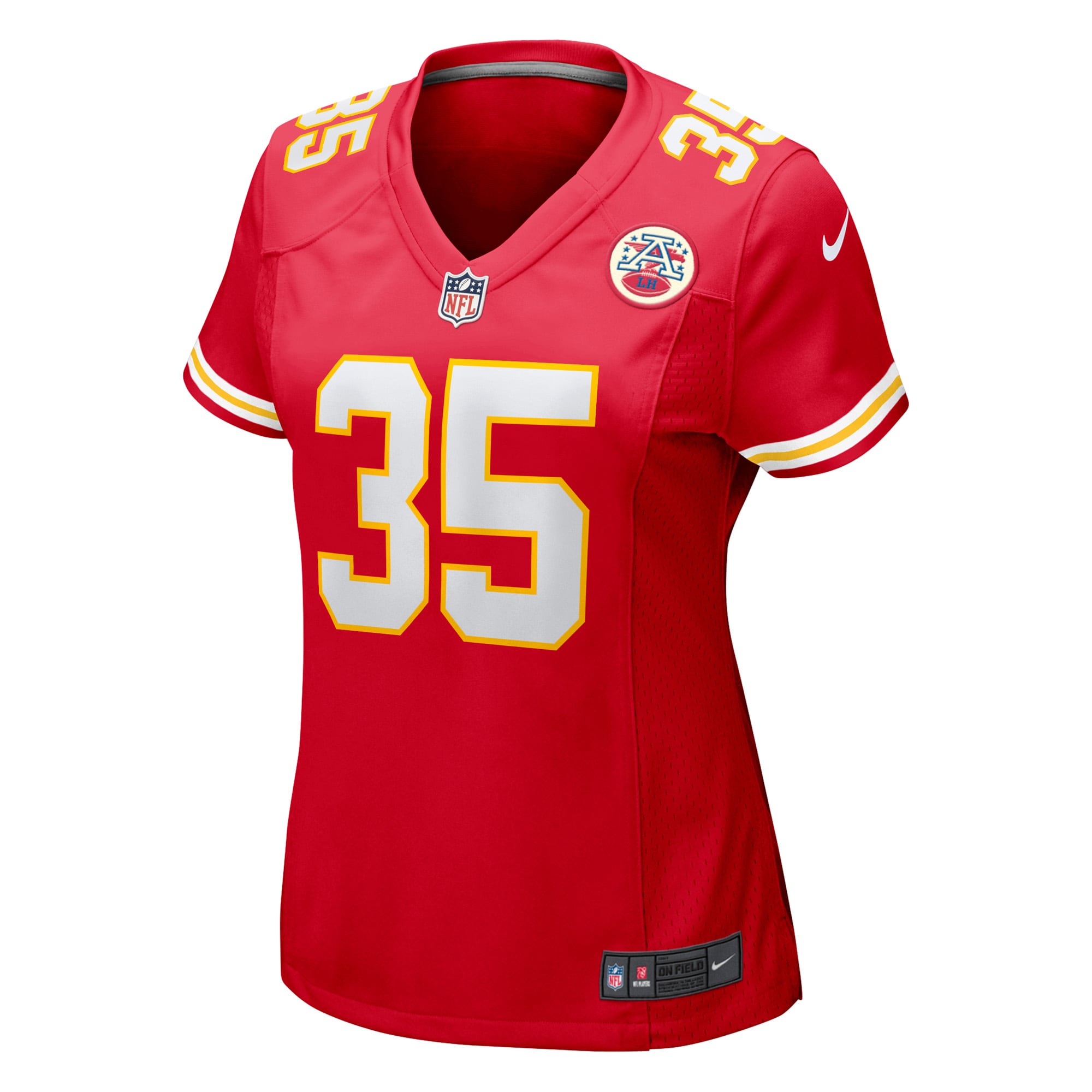 Kansas City Chiefs Jaylen Watson Red Game Player NFL Jersey Women's