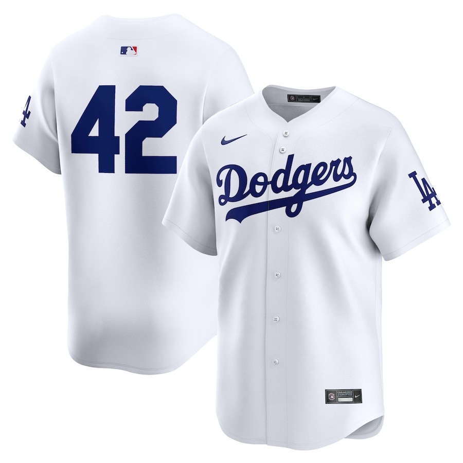 Los Angeles Dodgers 2024 Jackie Robinson Day Home Limited White MLB Jersey Women's
