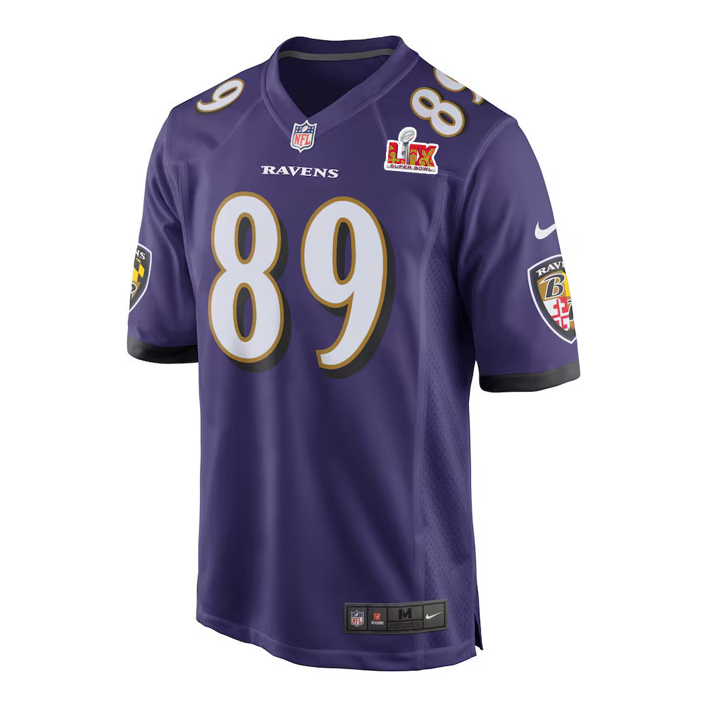 Mark Andrews #89 Baltimore Ravens Super Bowl LIX Purple NFL Jersey Men's