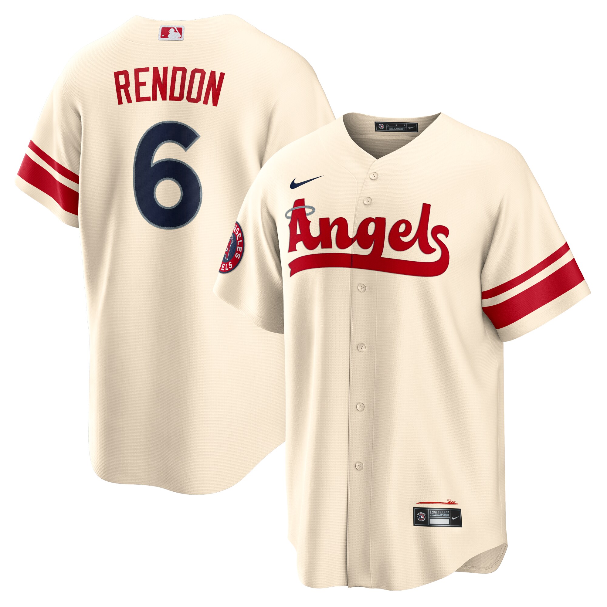 Los Angeles Angels Anthony Rendon Cream City Connect Player MLB Jersey Men's