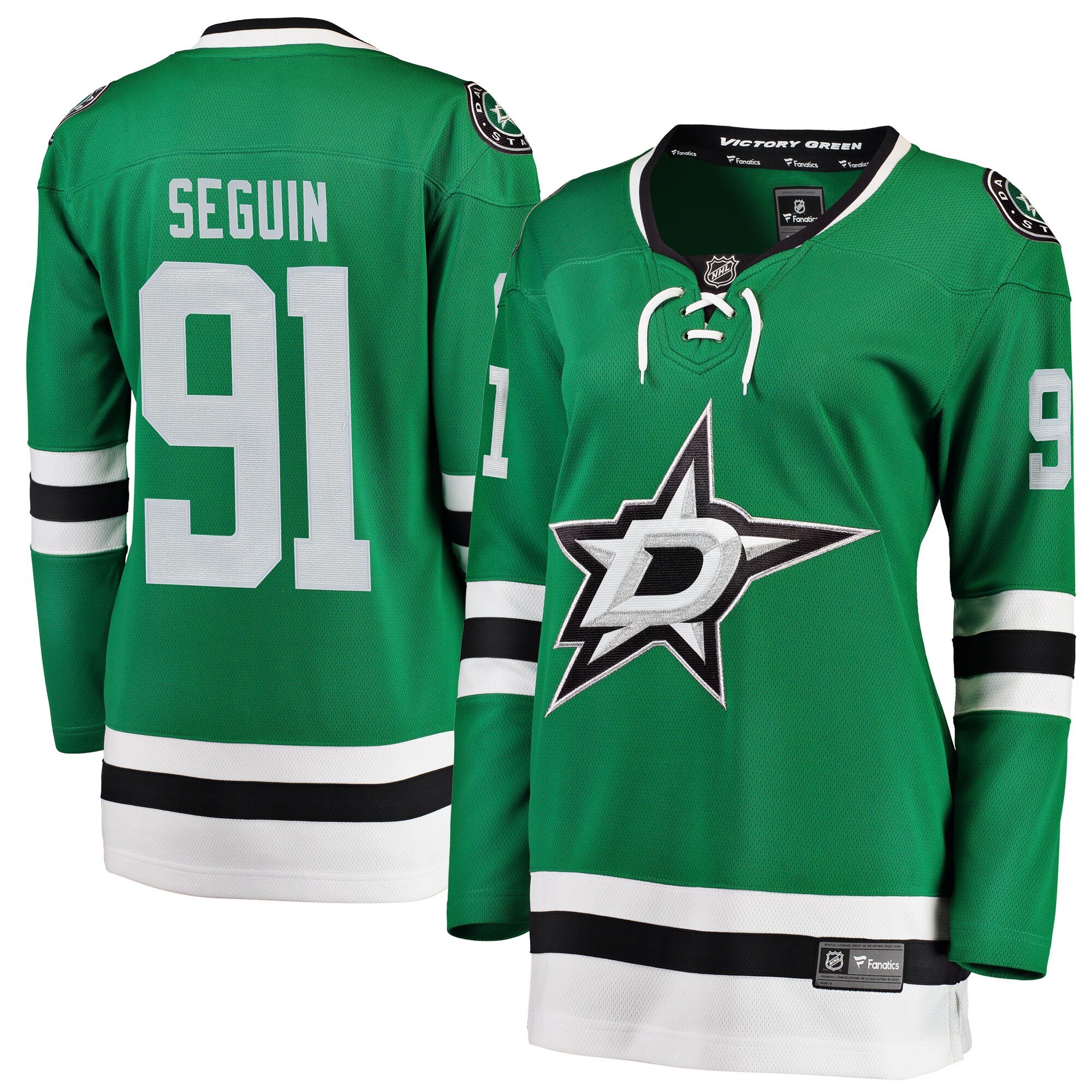 Dallas Stars Tyler Seguin Green Home Breakaway Player NHL Jersey Women's