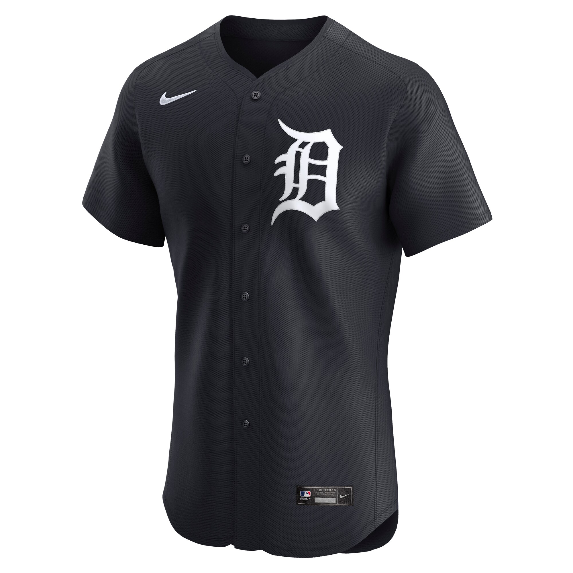 Detroit Tigers Javier Baez Navy Alternate Elite Player MLB Jersey Men's
