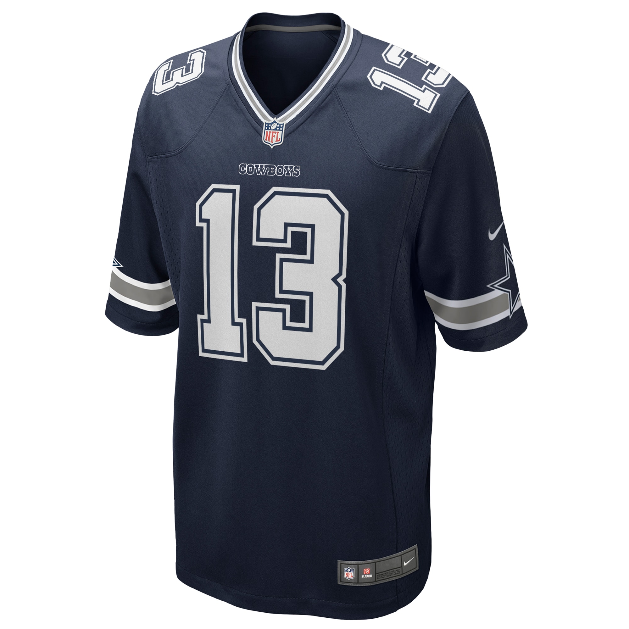 Dallas Cowboys DeMarvion Overshown Navy Game NFL Jersey Men's