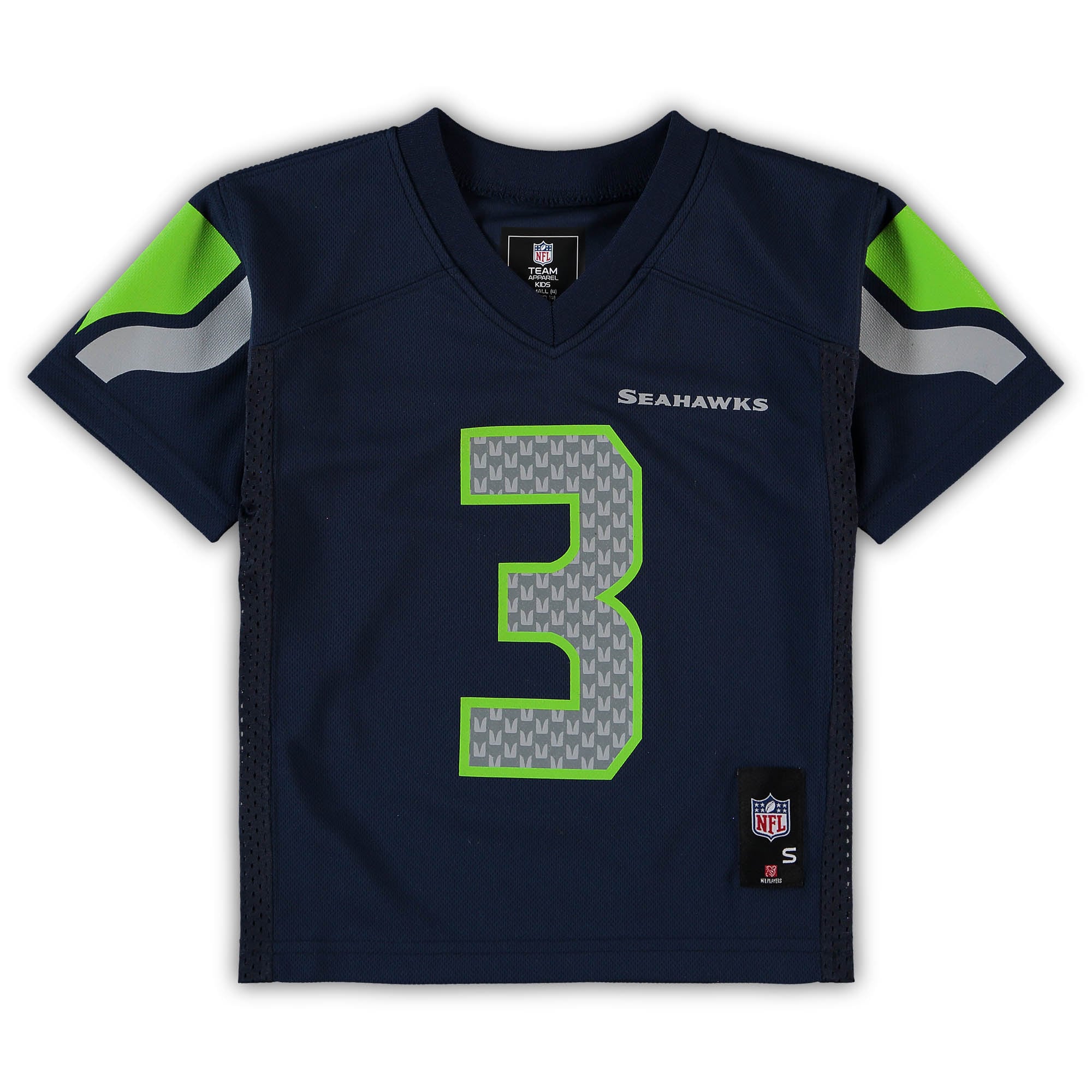 Preschool Seattle Seahawks Russell Wilson College Navy Player NFL Jersey Men's