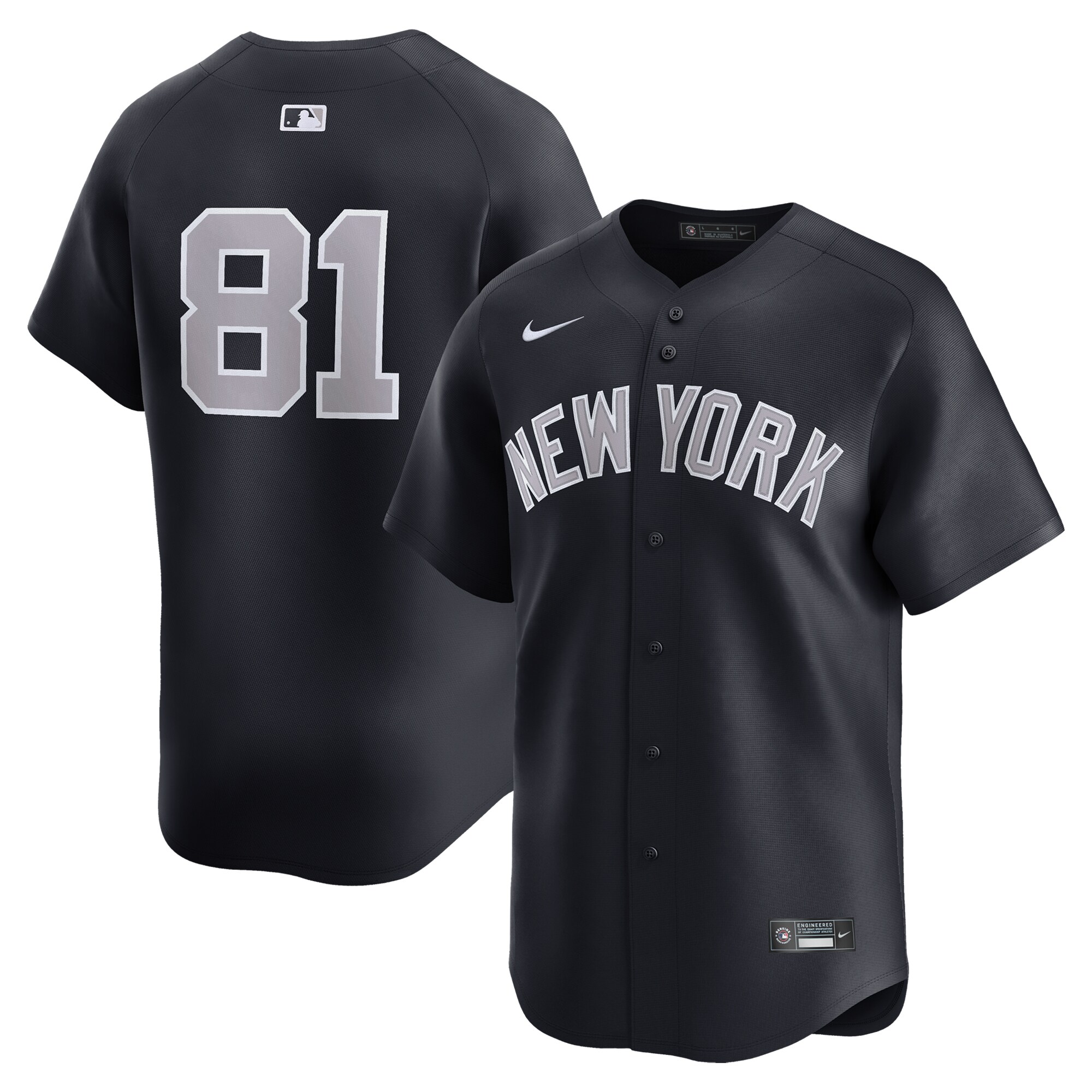 New York Yankees Luis Gil Navy Alternate Limited Player MLB Jersey Men's