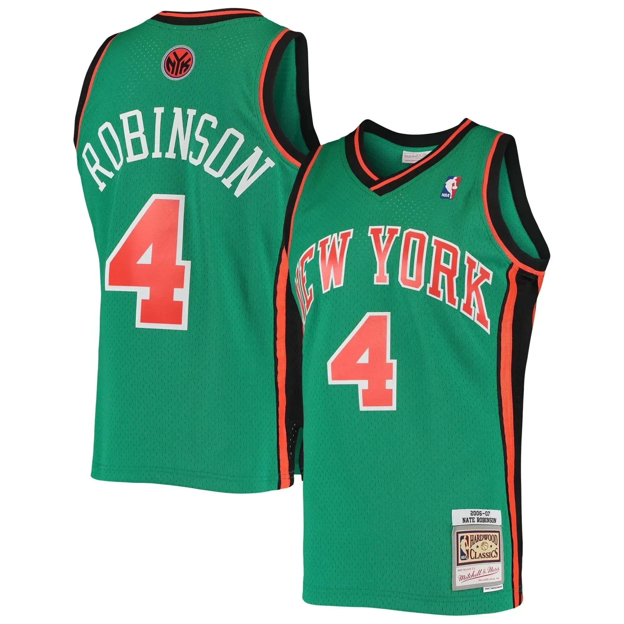 Nate Robinson New York Knicks Mitchell Ness Hardwood Classics Swingman Green NBA Jersey Men's