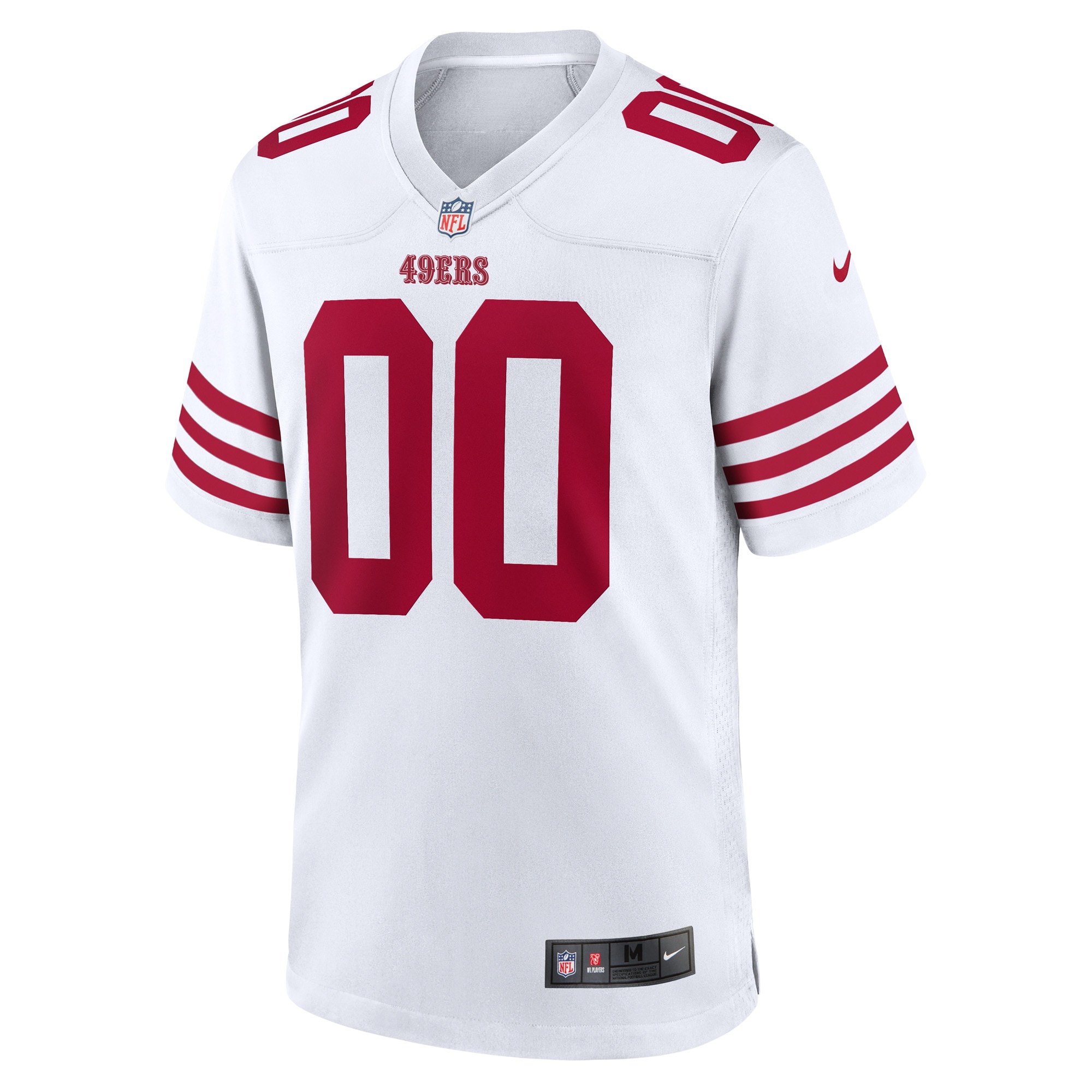 San Francisco 49ers White Game Custom Player NFL Jersey Men's