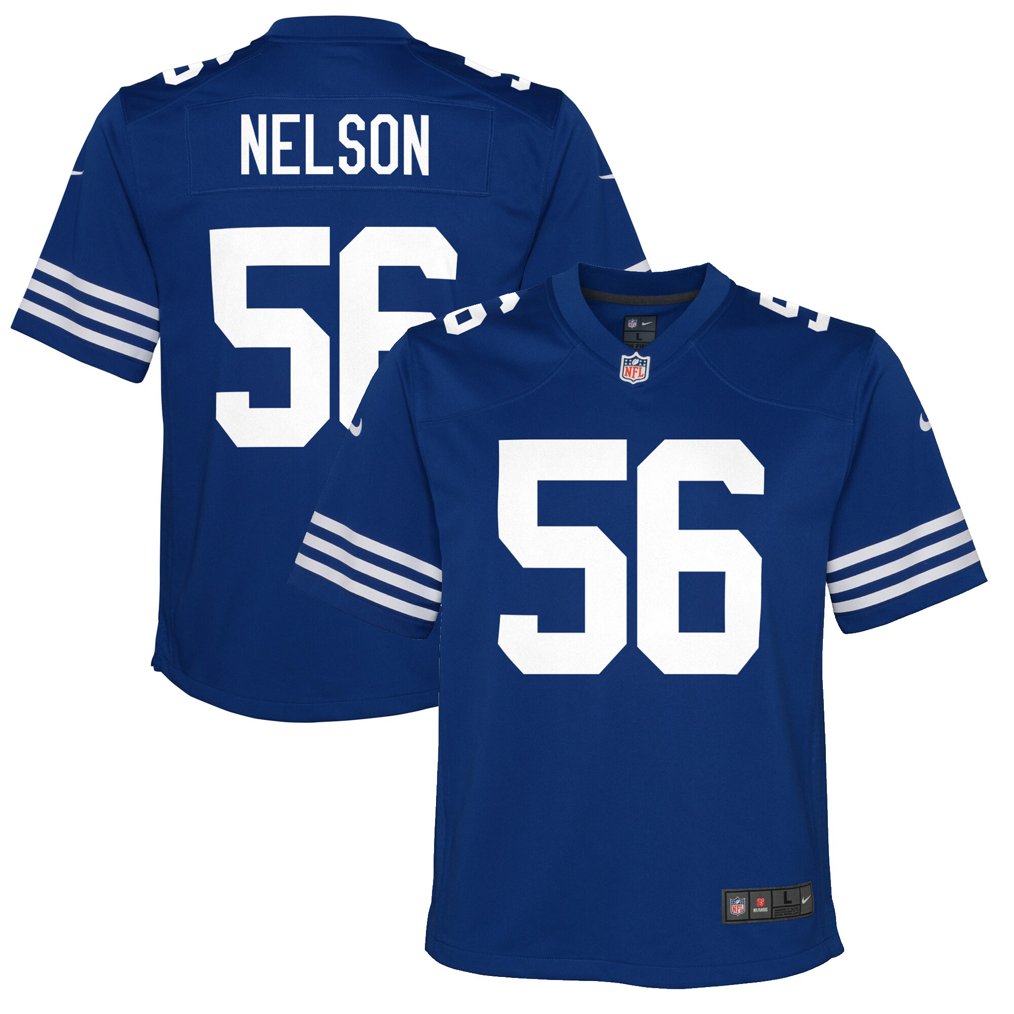 Indianapolis Colts Quenton Nelson Royal Game NFL Jersey Youth
