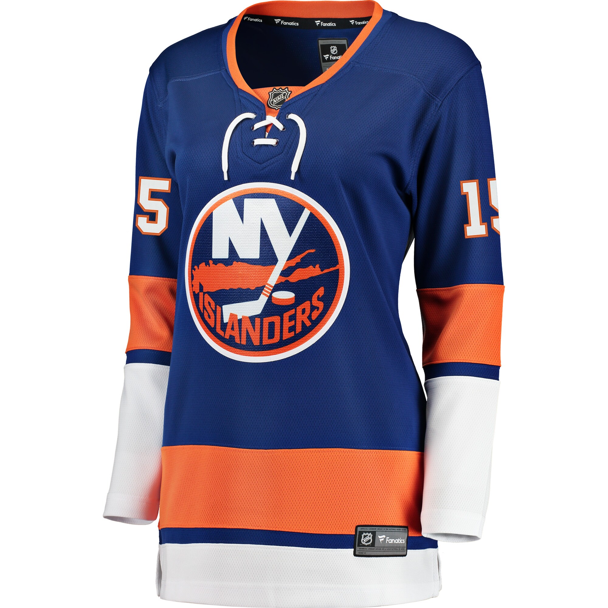 New York Islanders Cal Clutterbuck Royal Breakaway Player NHL Jersey Women's