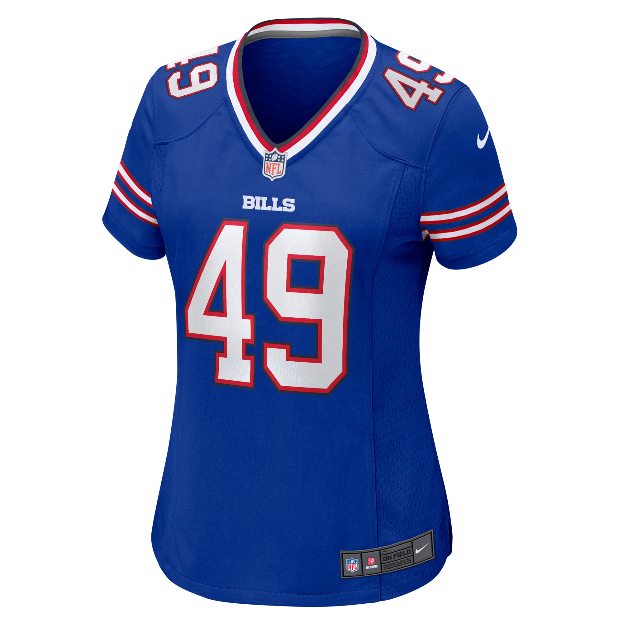 Buffalo Bills DaShaun White Royal Team Game NFL Jersey Women's