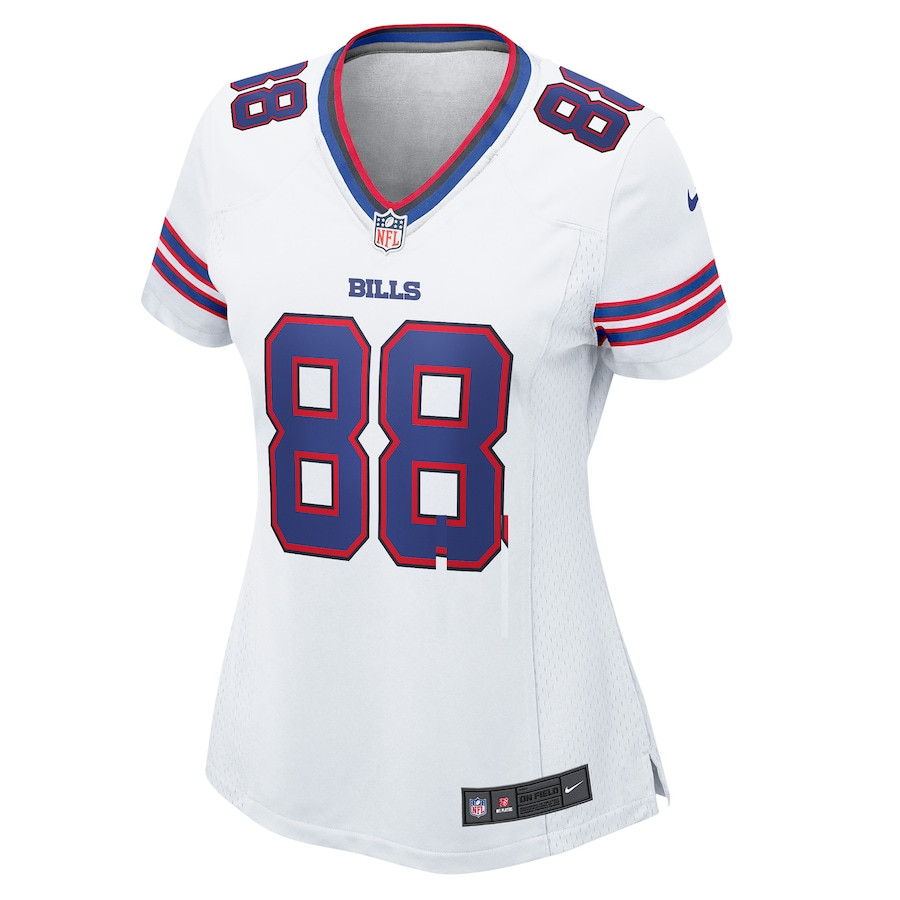 Dawson Knox 88 Buffalo Bills Game White NFL Jersey Women's