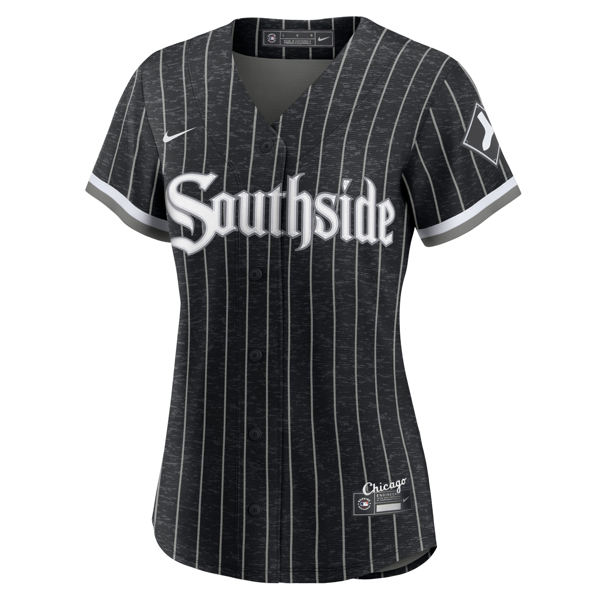 Chicago White Sox Yoan Moncada Black City Connect Player MLB Jersey Women's