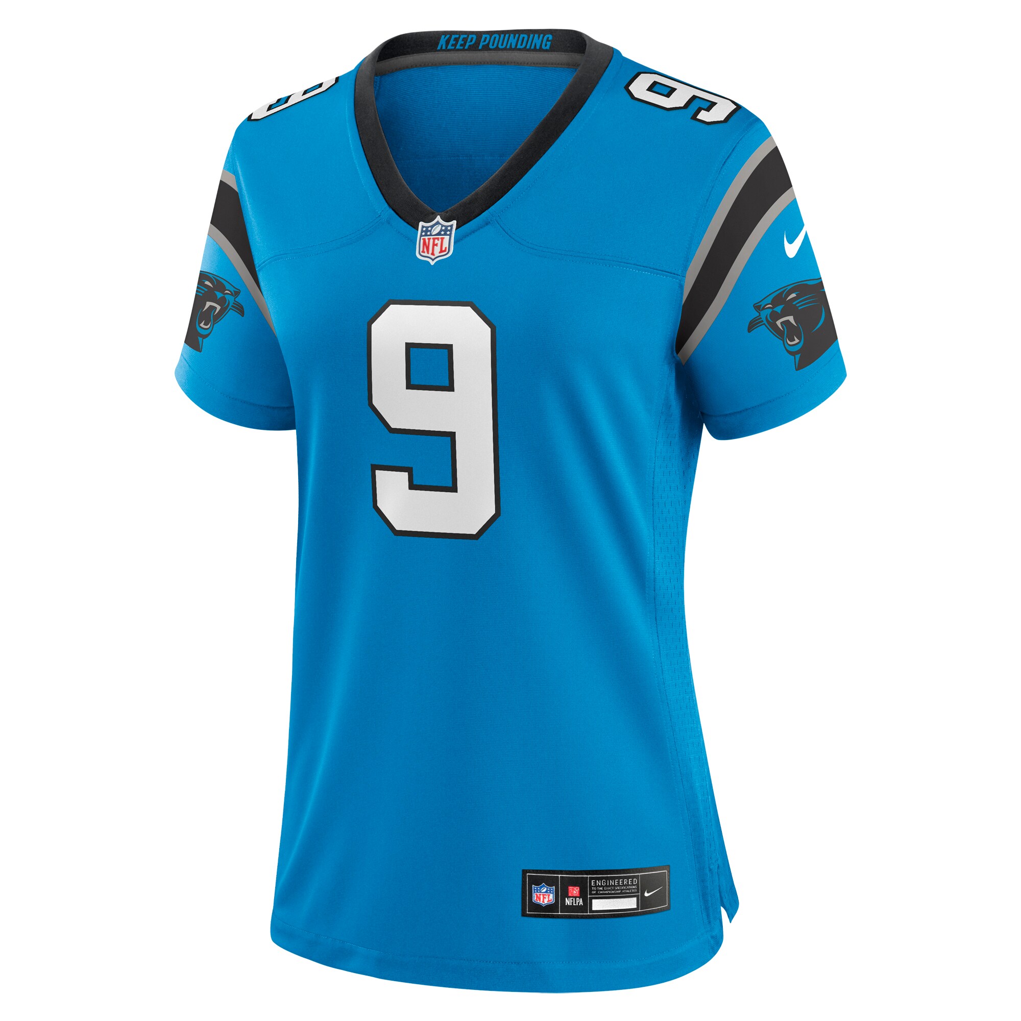 Carolina Panthers Bryce Young Blue Player NFL Jersey Women's