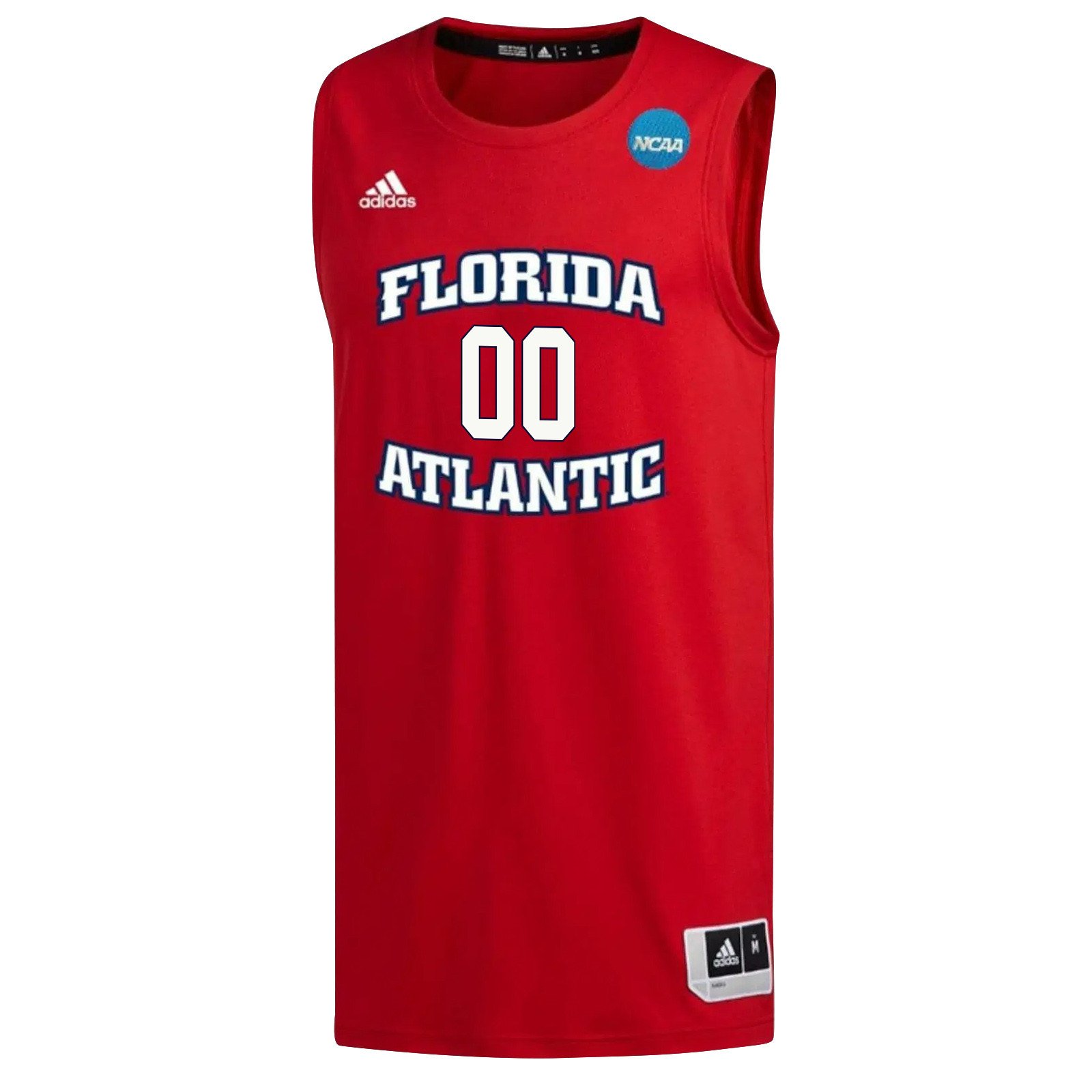 Custom 00 FAU Owls 2023 March Madness- Red NCAA Jersey Men's