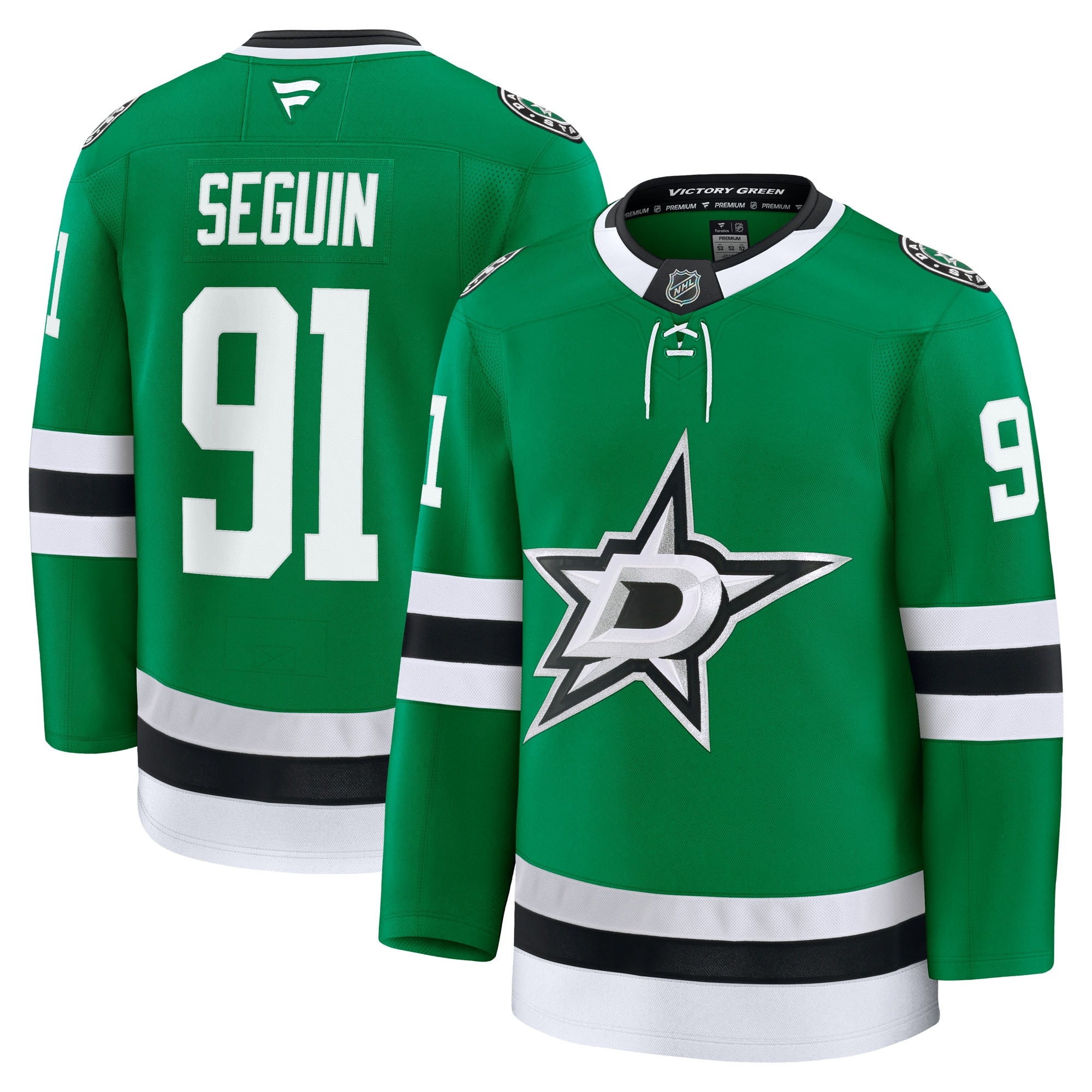 Dallas Stars Tyler Seguin Kelly Green Home Premium NHL Jersey Men's