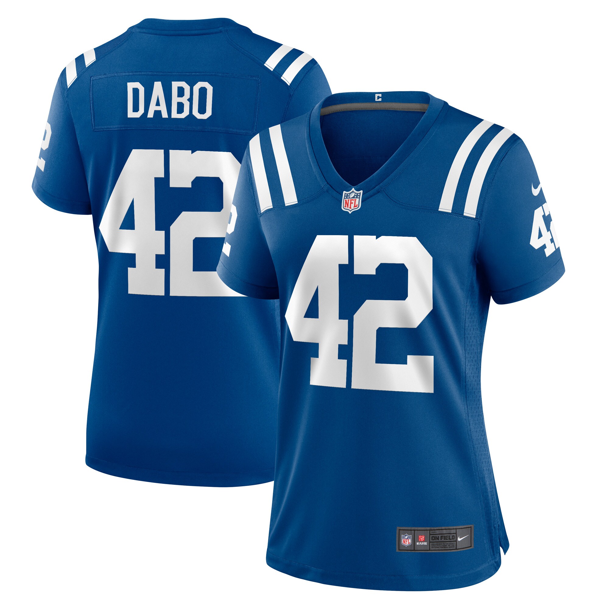 Indianapolis Colts Marcel Dabo Royal Game Player NFL Jersey Women's