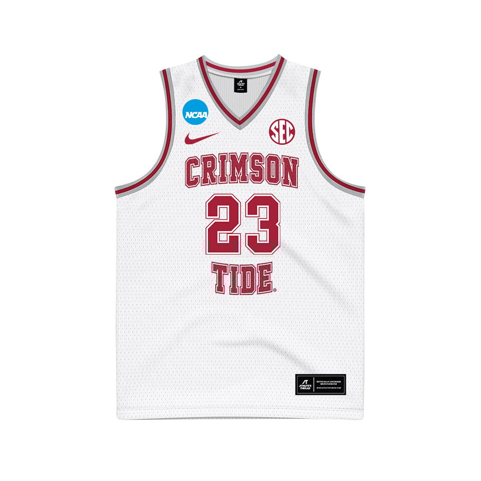 Nick Pringle 23 Alabama Crimson Tide 2024 White Unisex NCAA Jersey Unisex