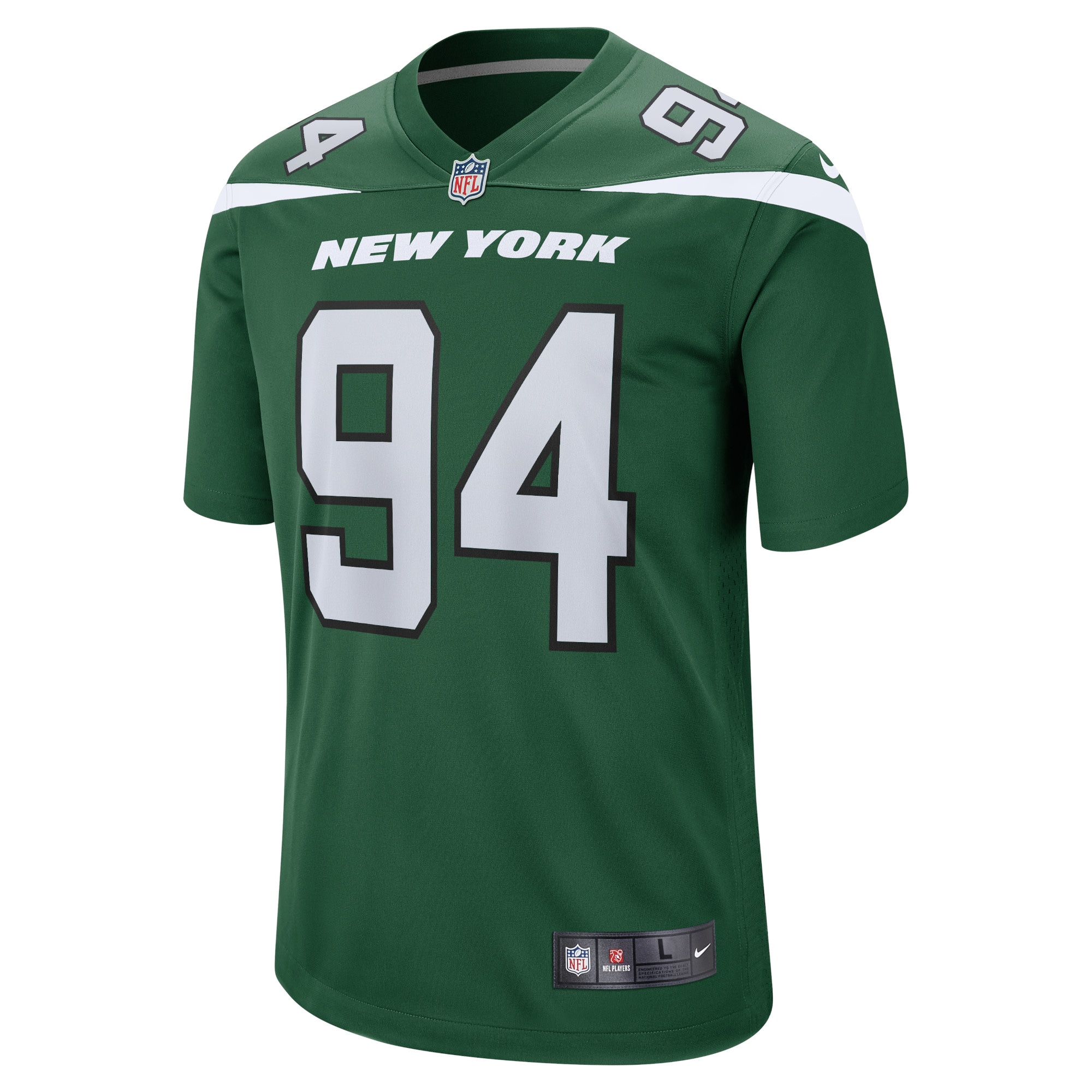 New York Jets Solomon Thomas Gotham Green Game NFL Jersey Men's
