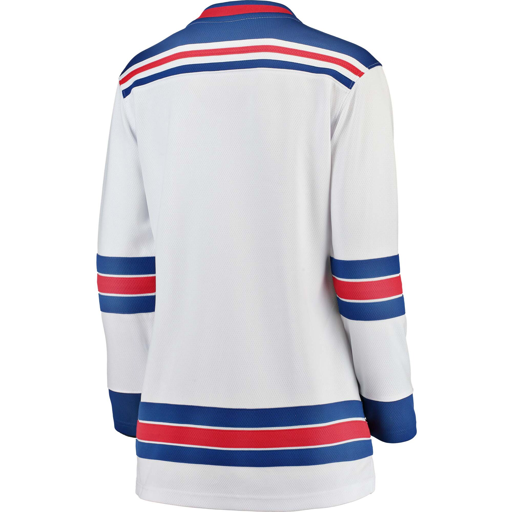 New York Rangers White Away Breakaway NHL Jersey Women's