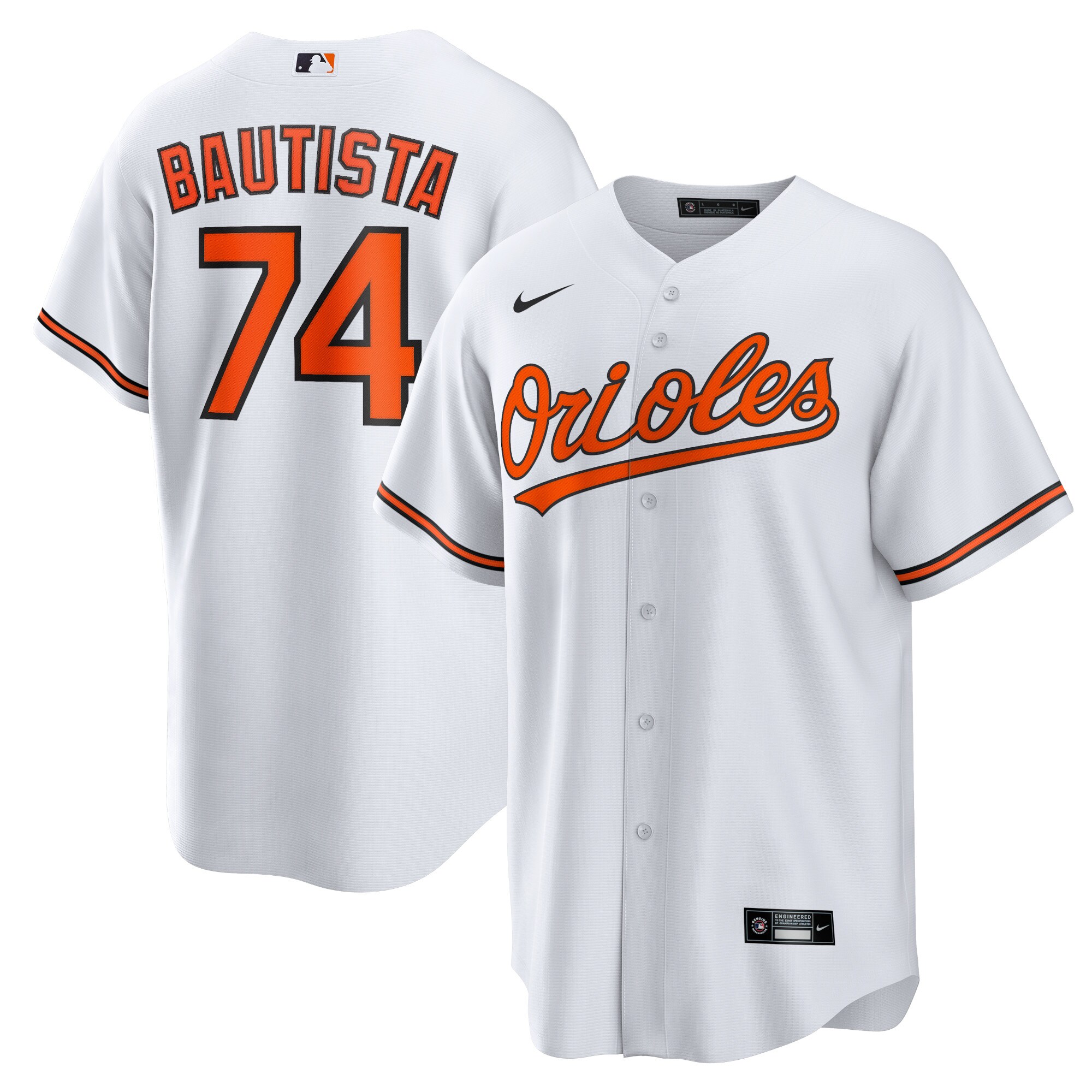 Baltimore Orioles Felix Bautista White Player MLB Jersey Men's