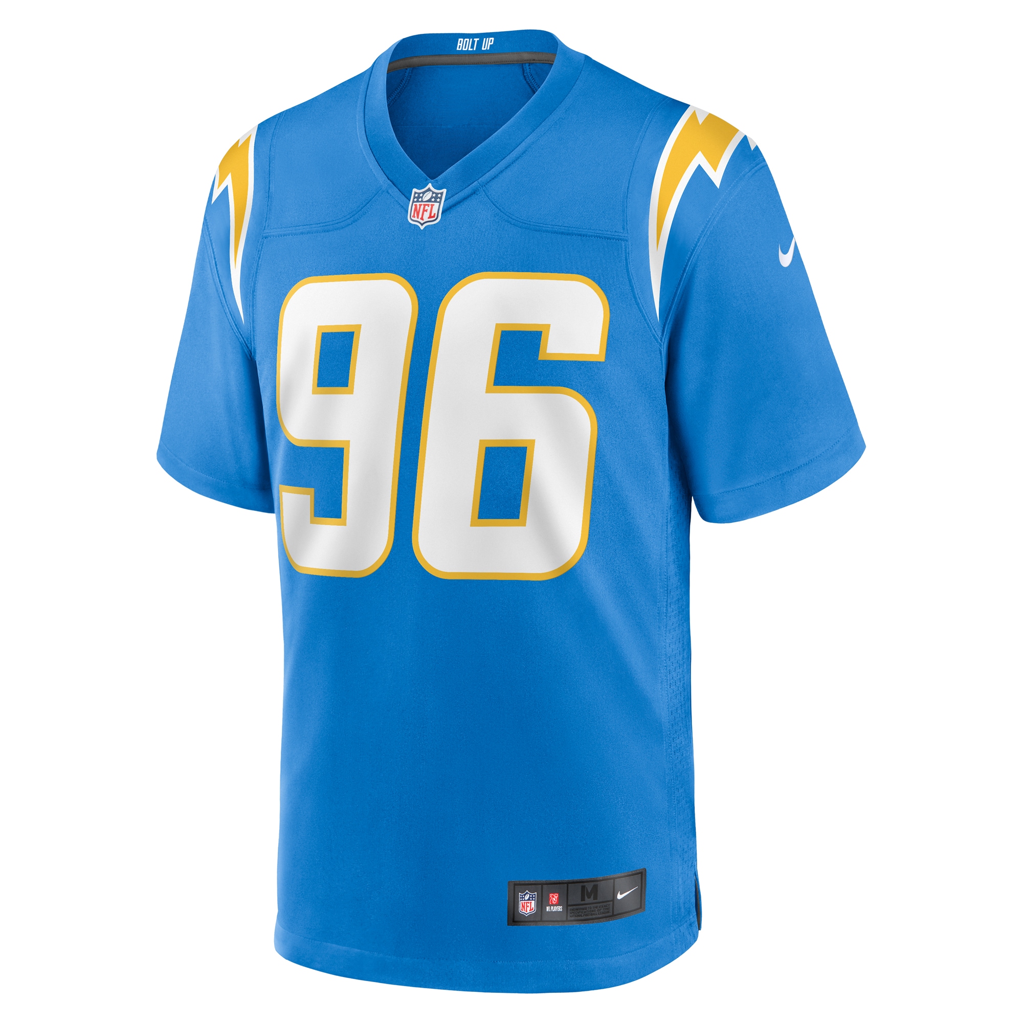 Los Angeles Chargers Christian Covington Powder Blue Team Game NFL Jersey Men's