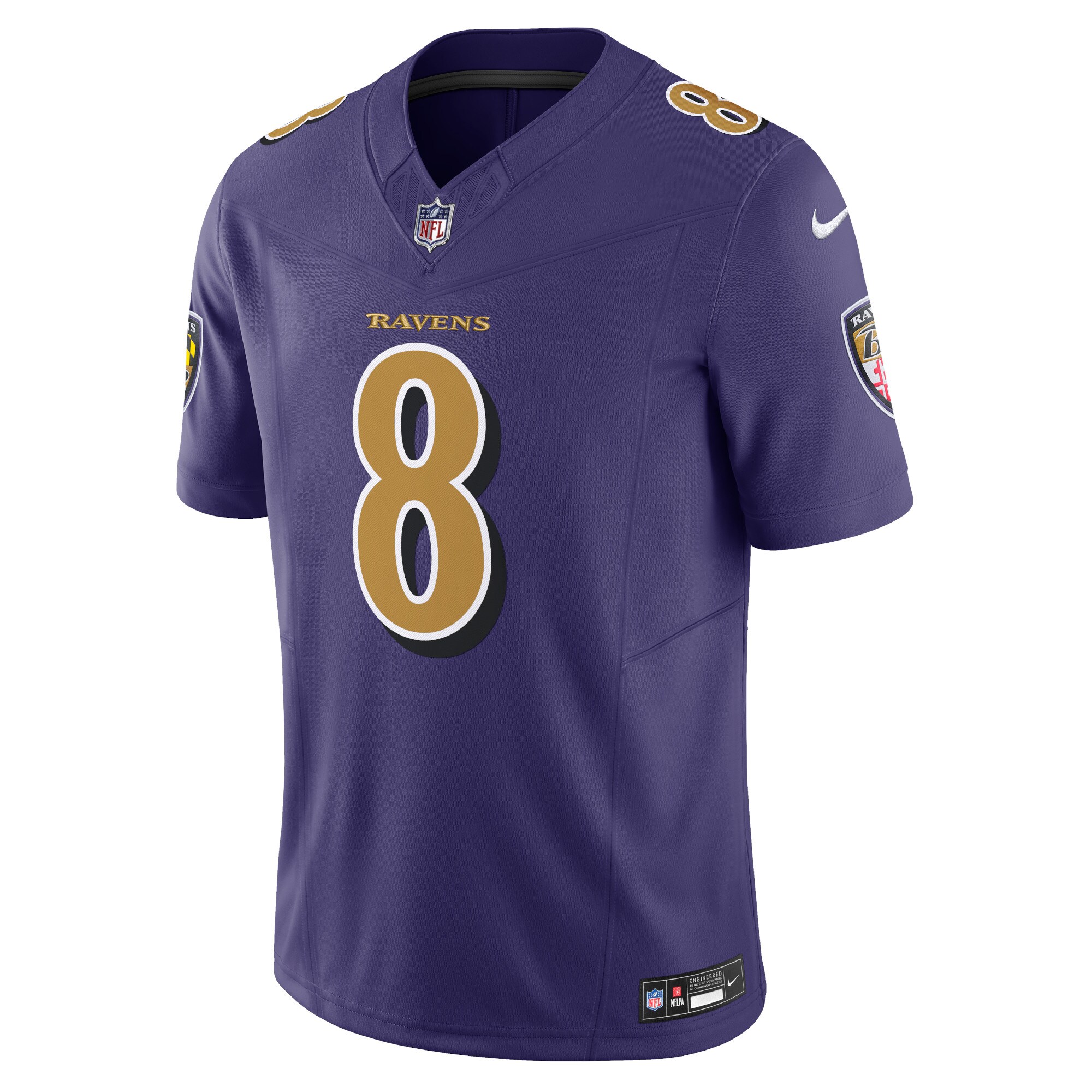 Baltimore Ravens Lamar Jackson Purple Vapor F.U.S.E. Limited NFL Jersey Men's