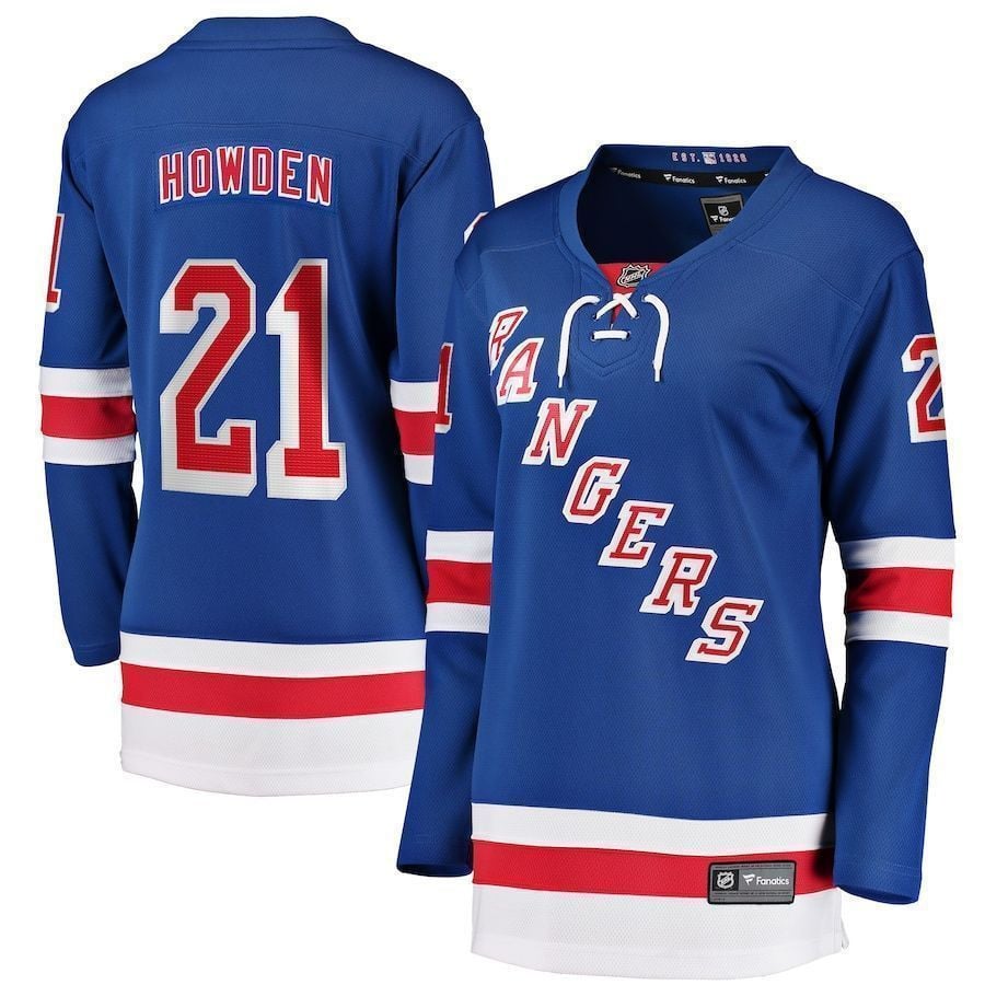 Brett Howden New York Rangers Home Breakaway Player Blue NHL Jersey Women's