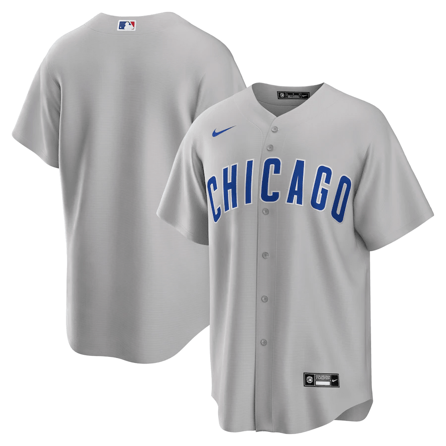 Chicago Cubs Road Gray MLB Jersey Men's