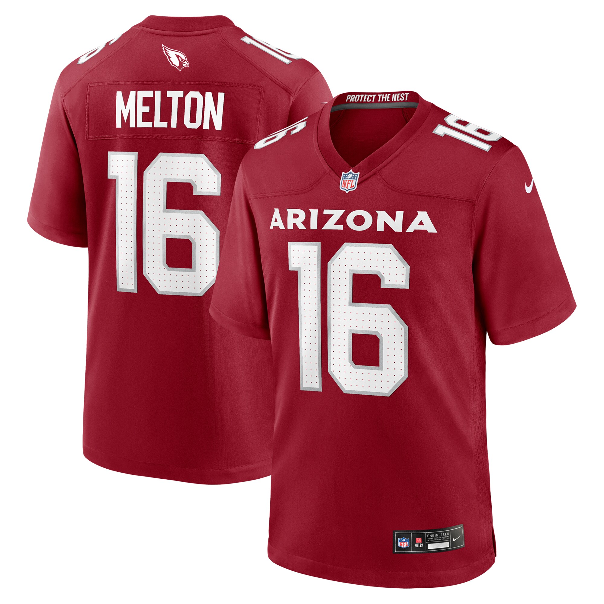 Arizona Cardinals Max Melton Cardinal Team Game NFL Jersey Men's