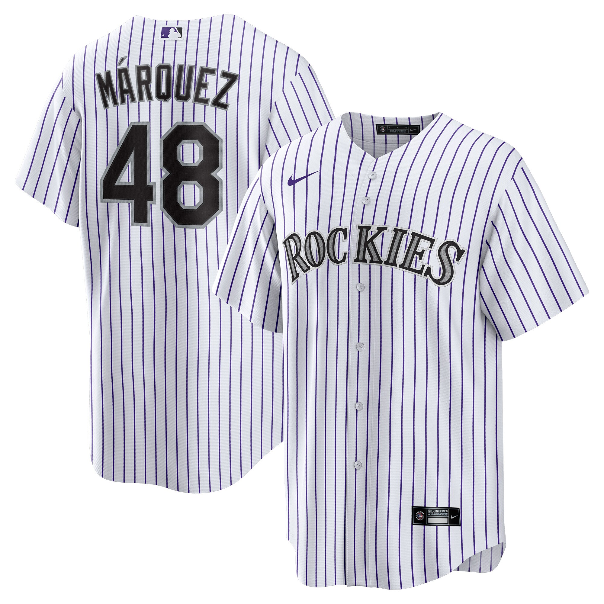 Colorado Rockies Germ?n M?rquez White Home Player MLB Jersey Men's