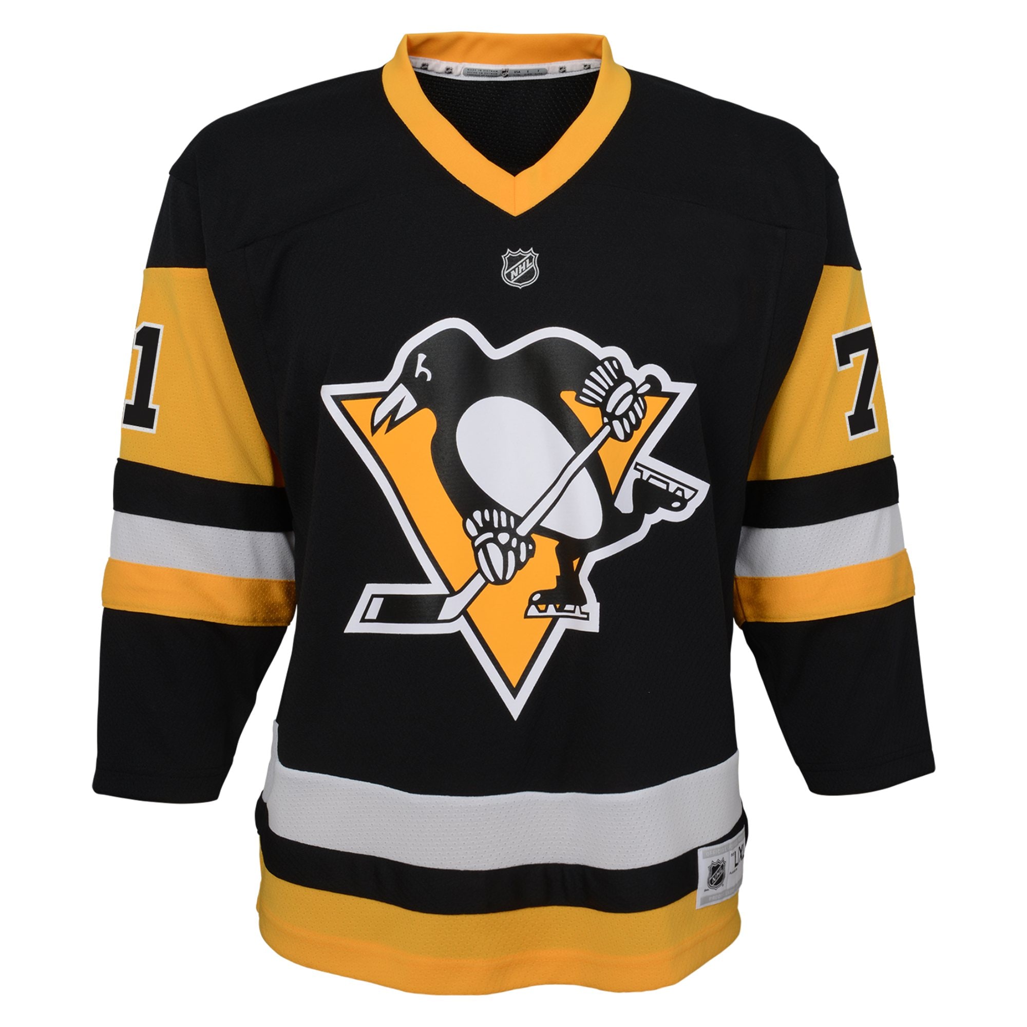 Pittsburgh Penguins Evgeni Malkin Black Home Player NHL Jersey Youth