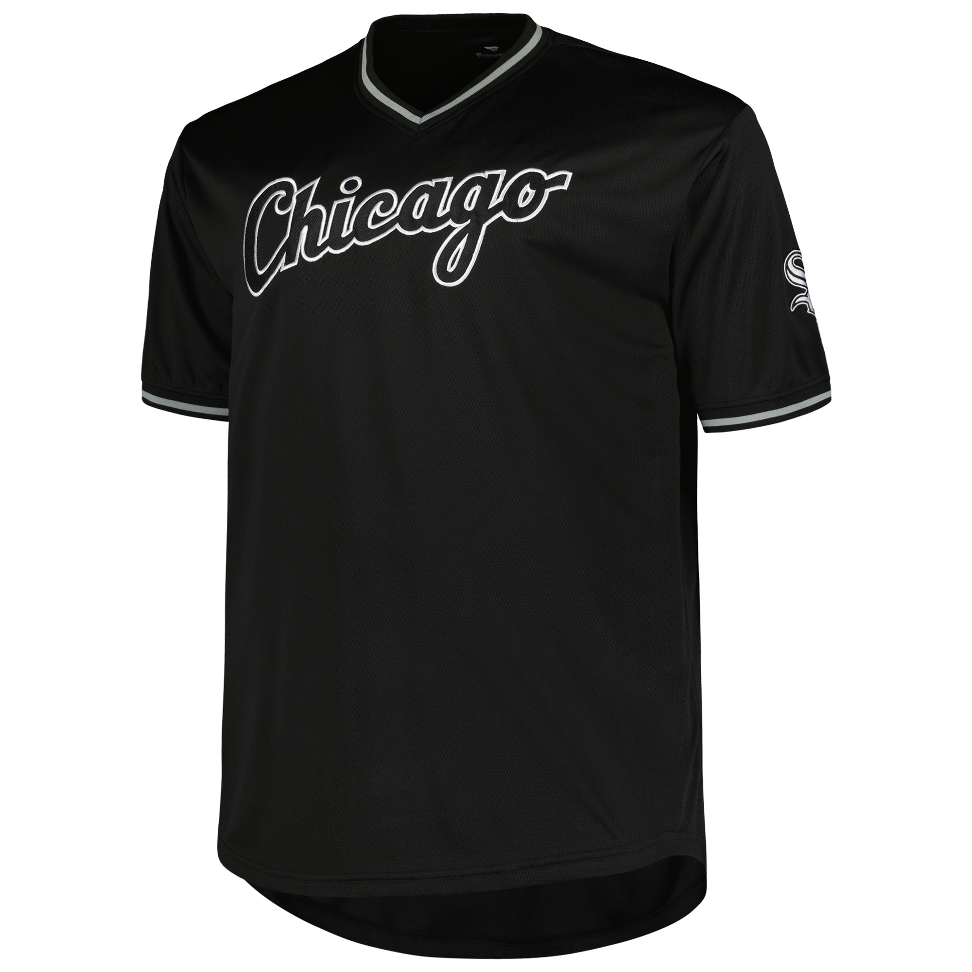 Chicago White Sox Profile Black Big Tall Pop Fashion MLB Jersey Men's