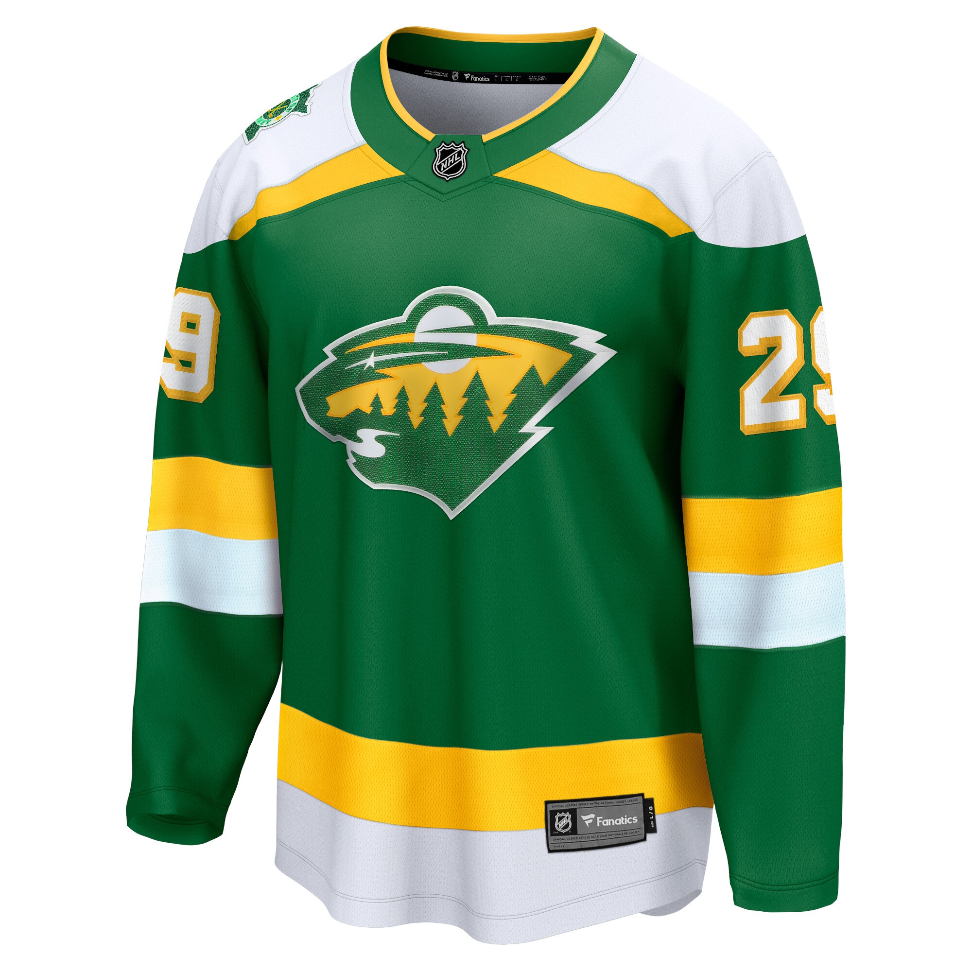 Minnesota Wild Marc-Andre Fleury Green Alternate Premier Breakaway Player NHL Jersey Men's