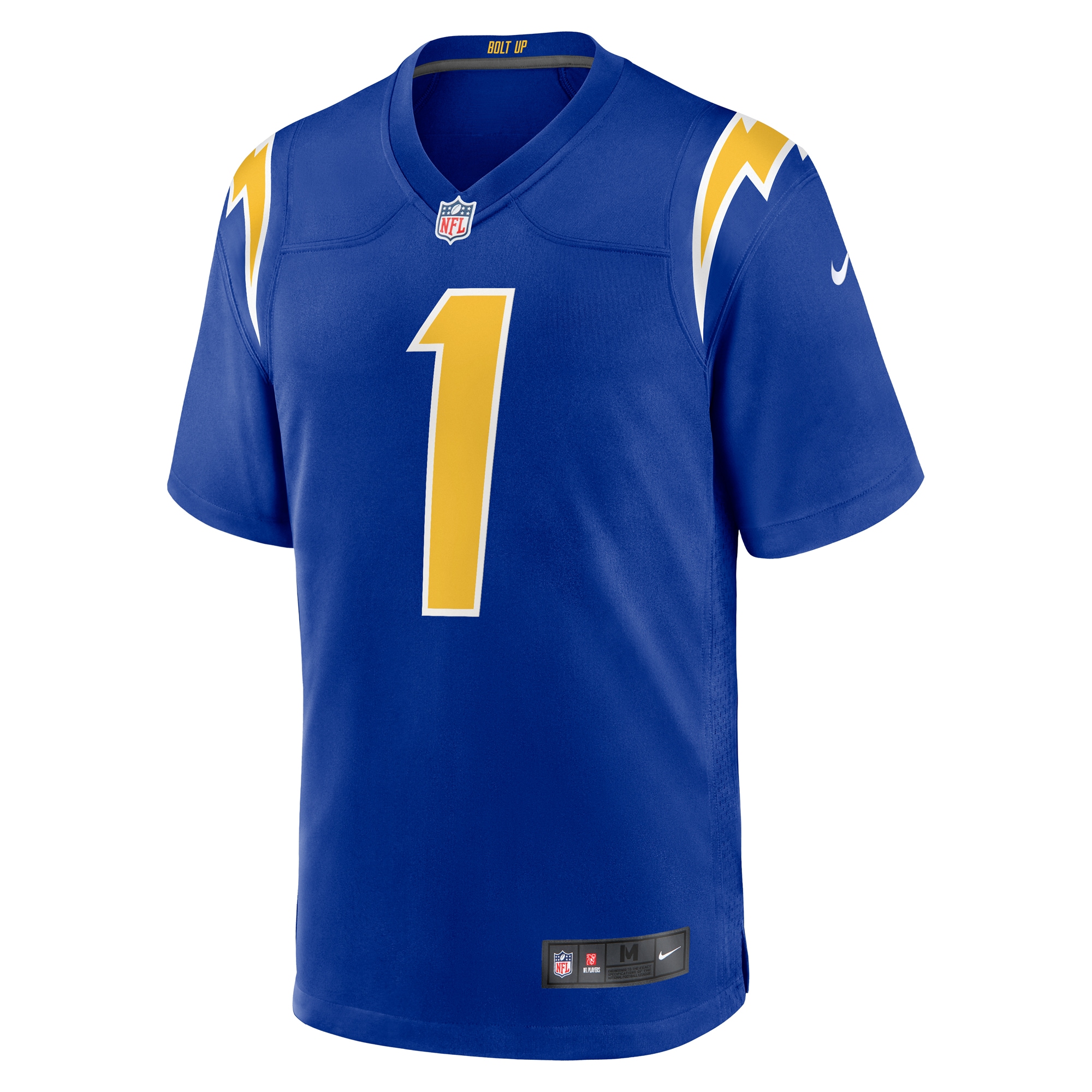 Los Angeles Chargers Quentin Johnston Royal Alternate Game NFL Jersey Men's