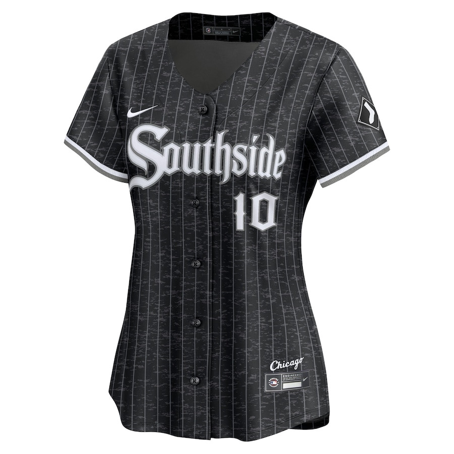 Yo?n Moncada 10 Chicago White Sox City Connect Limited Black MLB Jersey Women's