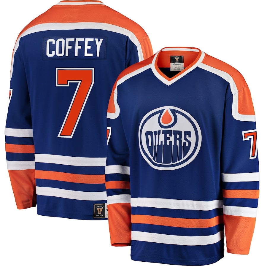 Paul Coffey 7 Edmonton Oilers Home Breakaway Men NHL Jersey Men's