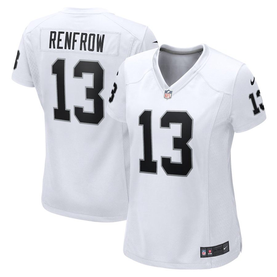 Hunter Renfrow 13 Las Vegas Raiders Game White NFL Jersey Women's