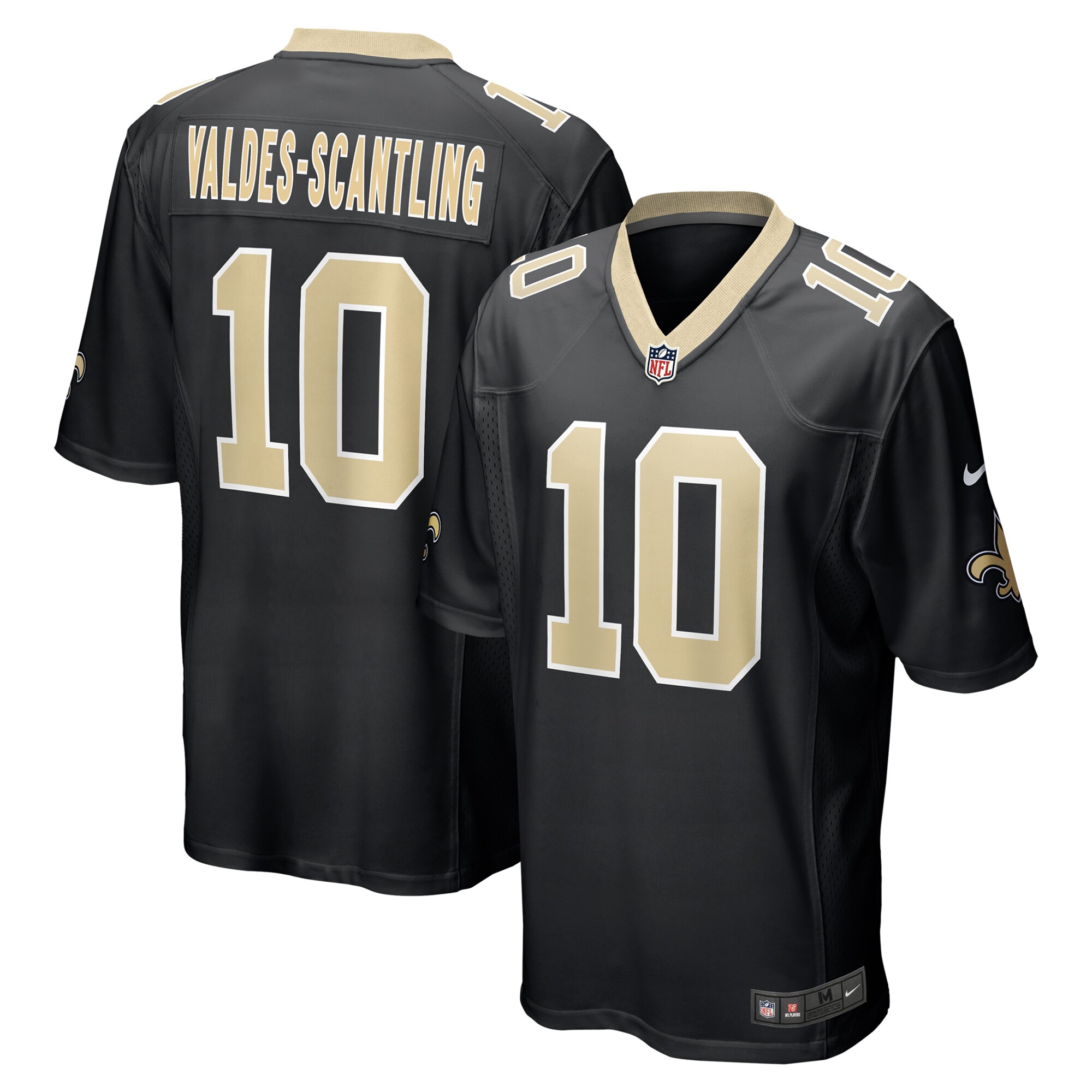 New Orleans Saints Marquez Valdes-Scantling Black Game NFL Jersey Men's