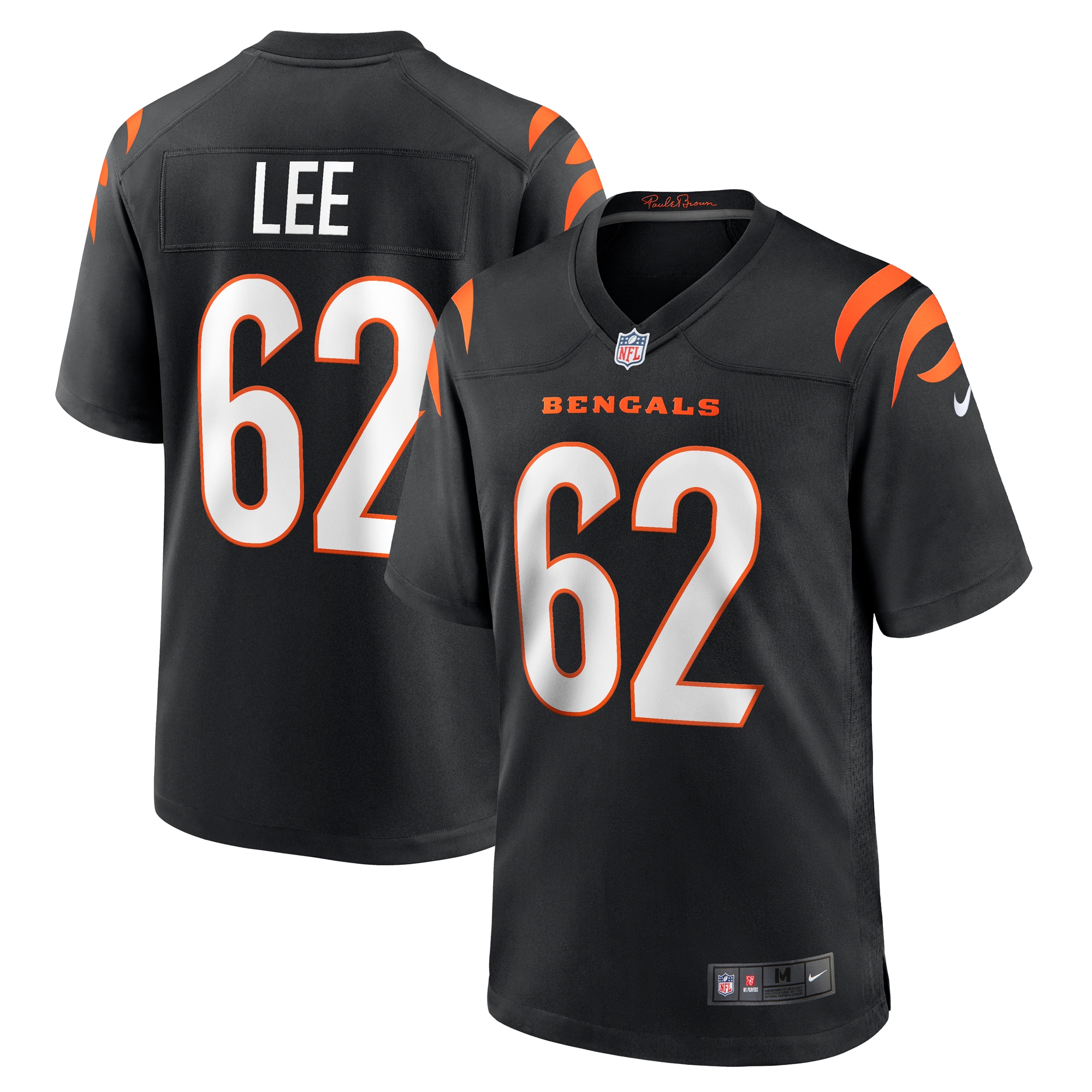 Cincinnati Bengals Matt Lee Black Game NFL Jersey Men's