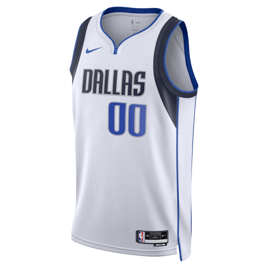 Dallas Mavericks 2023/24 Association Swingman Custom White NBA Jersey Men's