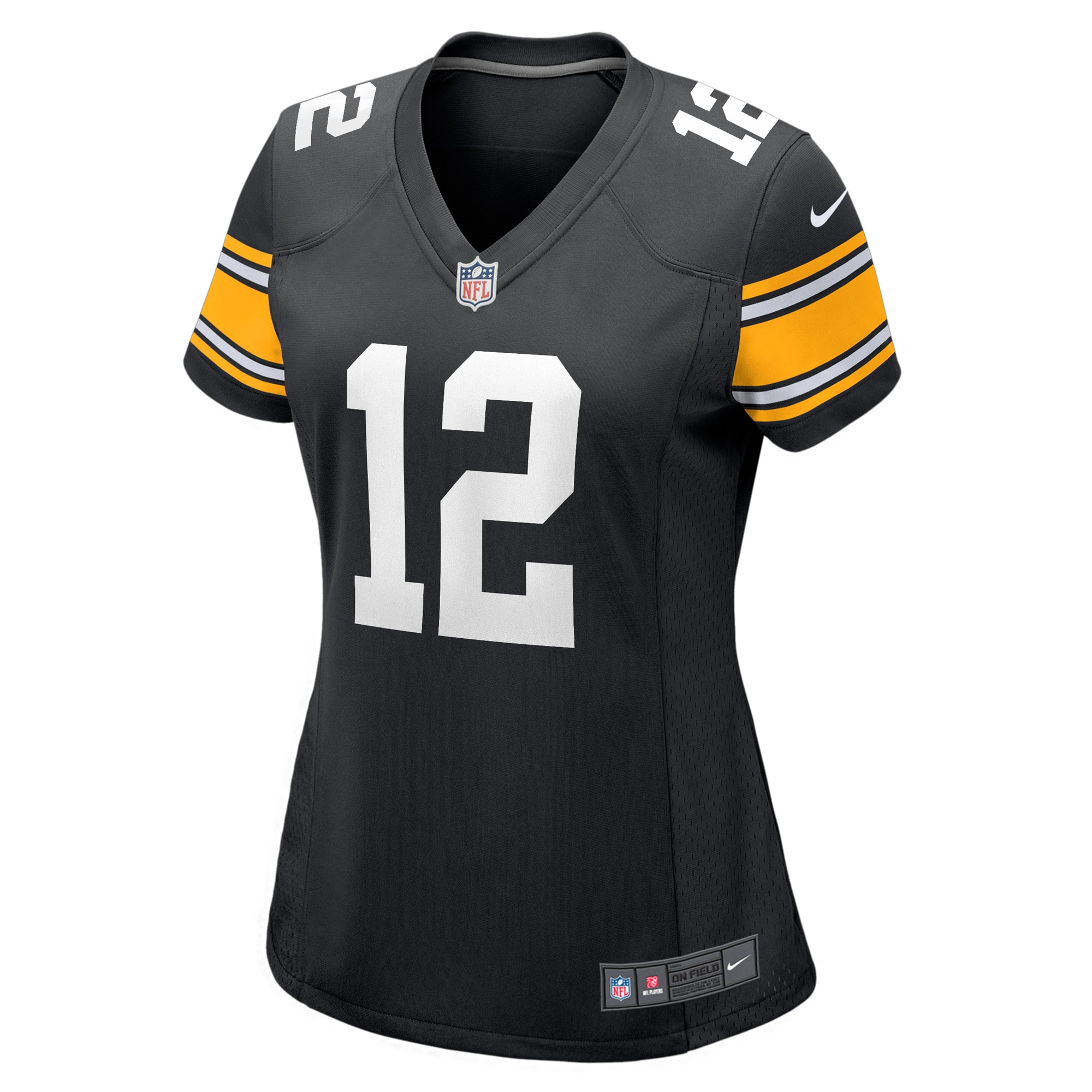Pittsburgh Steelers Terry Bradshaw Black Retired Player NFL Jersey Women's