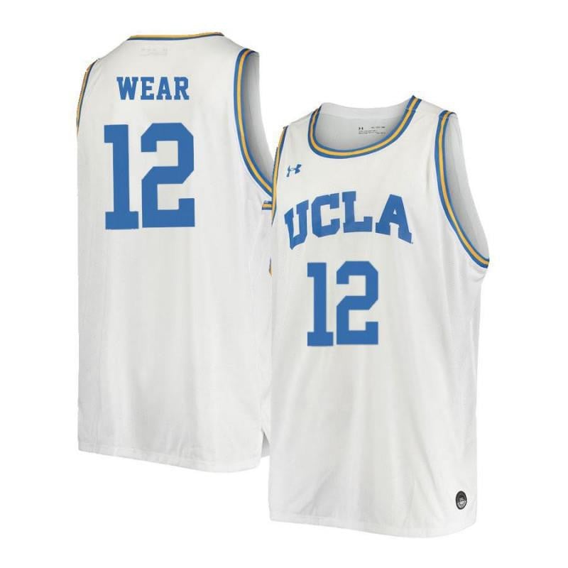 12 David Wea White Retro Elite UCLA Bruins NCAA Jersey Men's