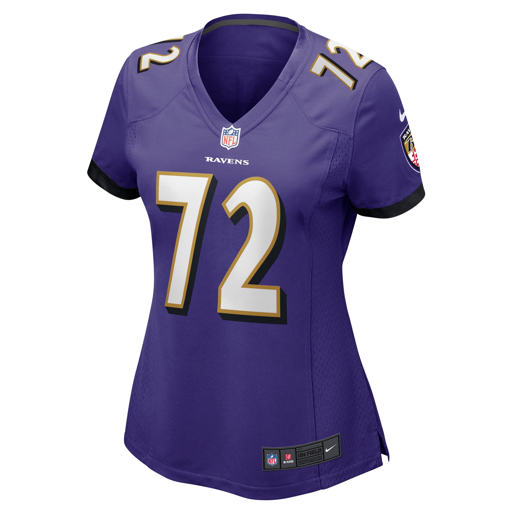 Baltimore Ravens Andrew Vorhees Purple Game NFL Jersey Women's